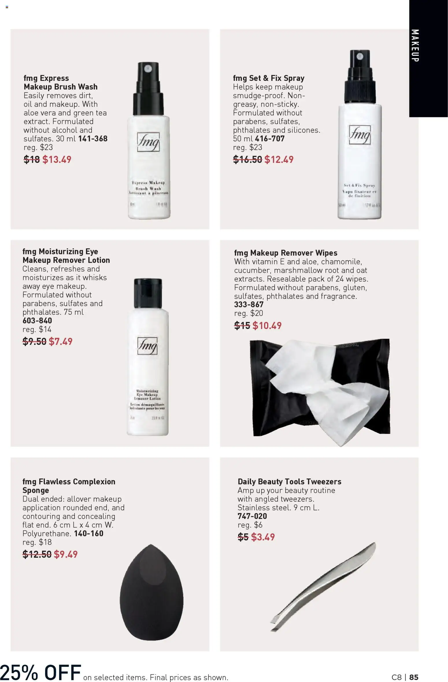 Avon flyer valid from 09.04.2026 | Page: 85 | Products: Tea, Sponge, Makeup remover, Oil