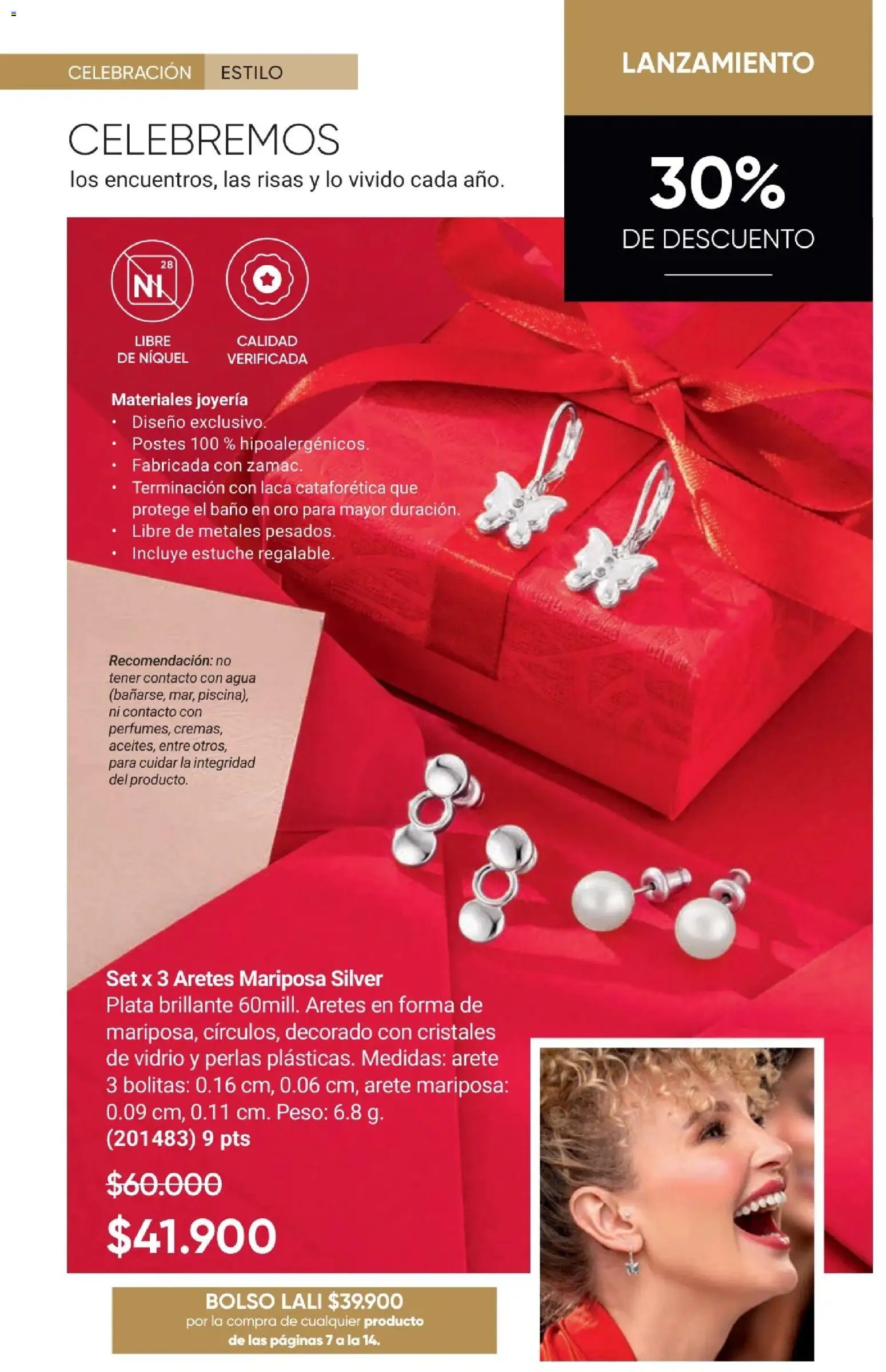 Avon revista - valida desde el 01.12.2025 | Página: 12 | Productos: Agua, Aretes, Peso, Baño