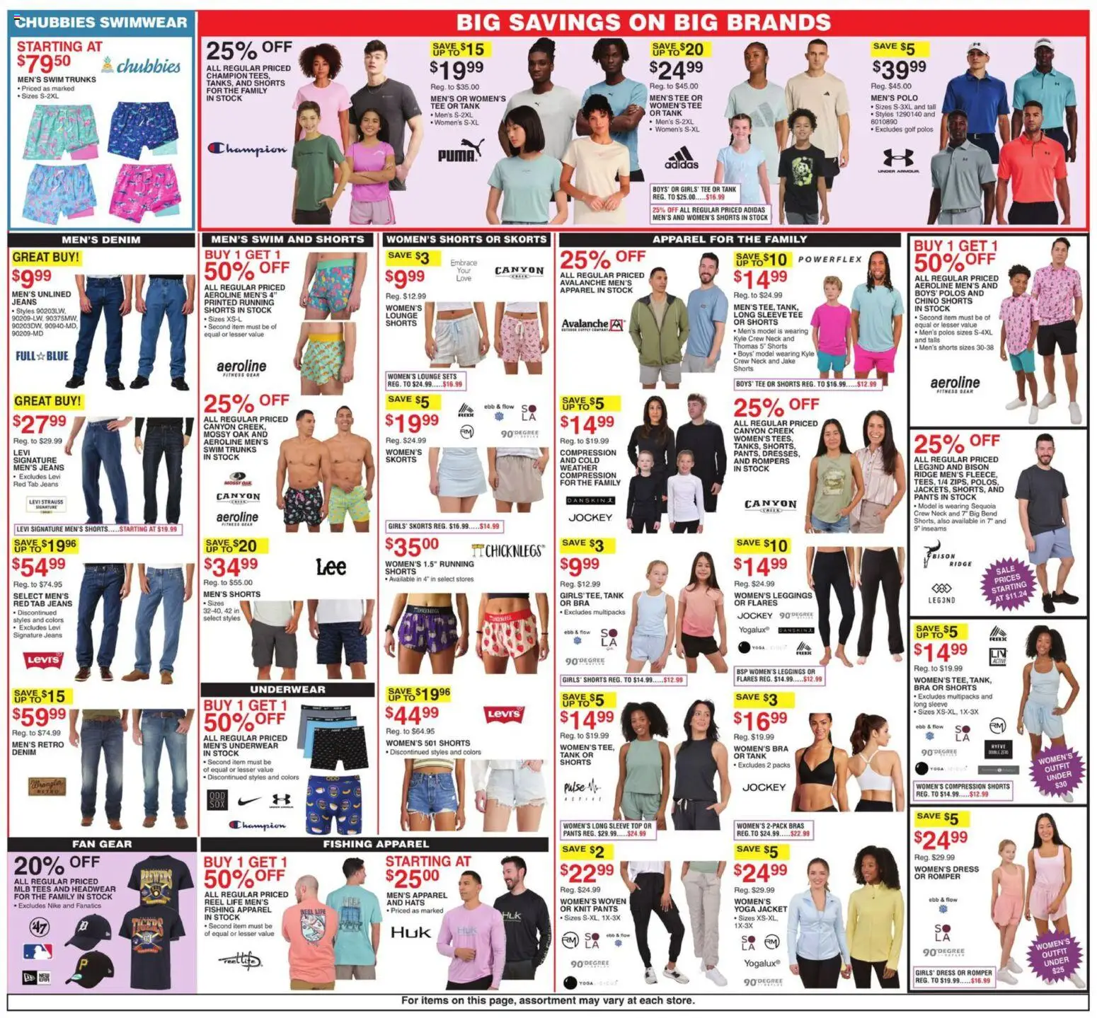 Dunham's Sports Weekly Ad - valid from 25.04.2026 | Page: 3 | Products: Swimwear, Jacket, Pants, Fan