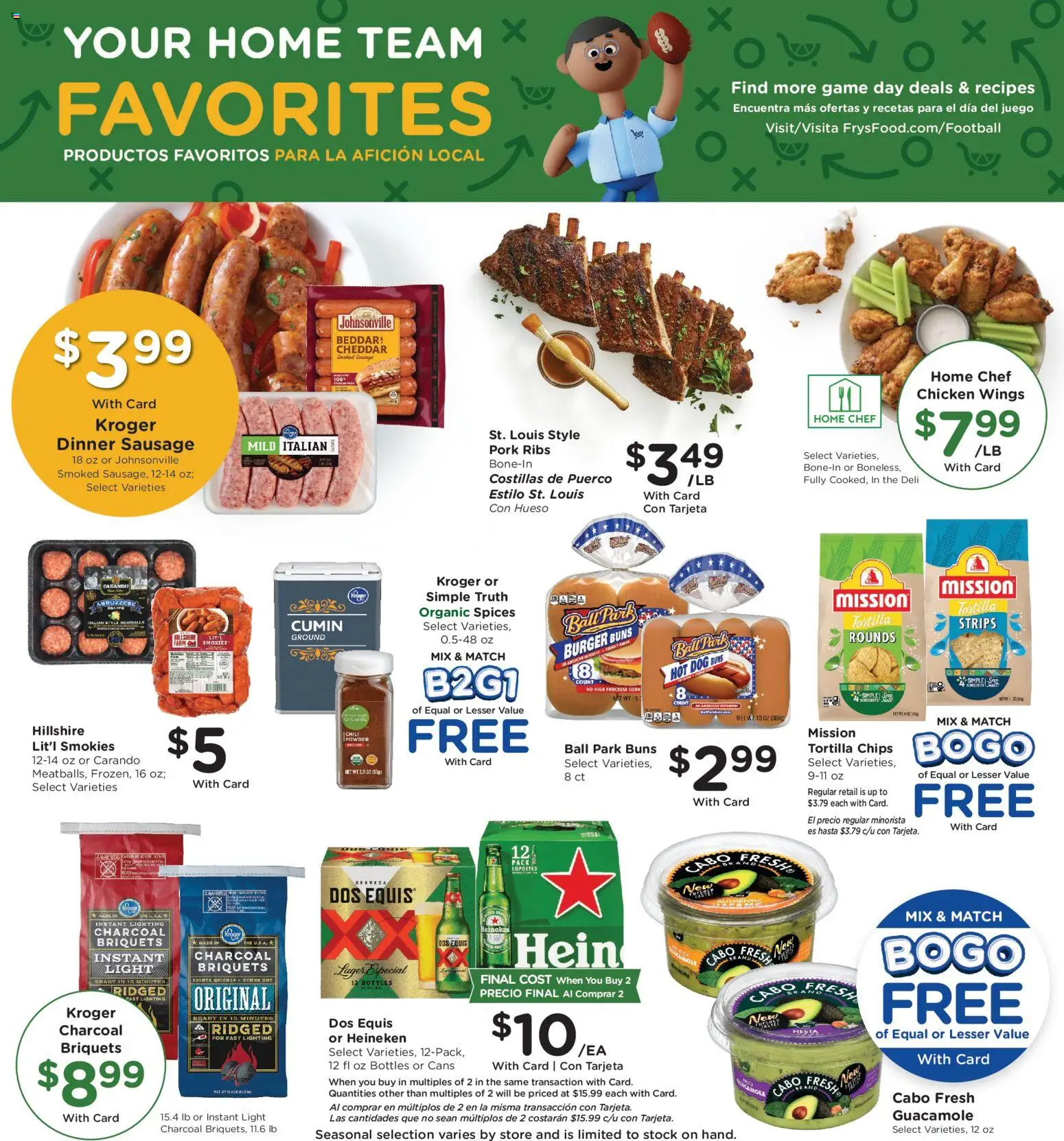 Fry's Food Weekly Ad - valid from 29.10.2025 | Page: 12 | Products: Corn, Pork, Spices, Game