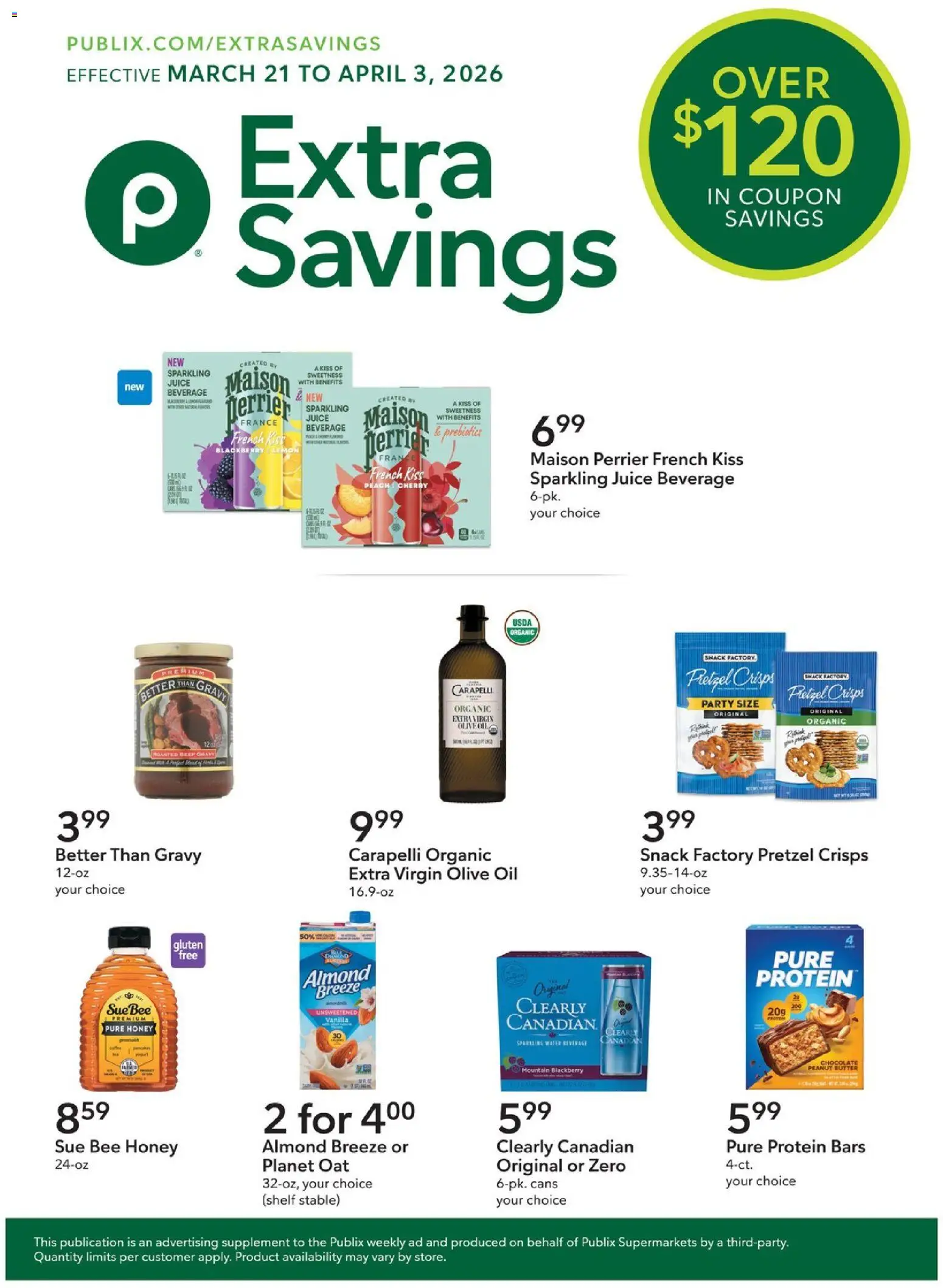 Publix Extra Savings - valid from 21.03.2026 | Page: 1