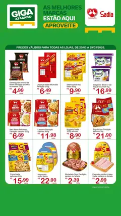 GIGA Atacado ofertas BRF - Pré-Visualização do folheto da loja GIGA Atacado, válido de 20.03.2026