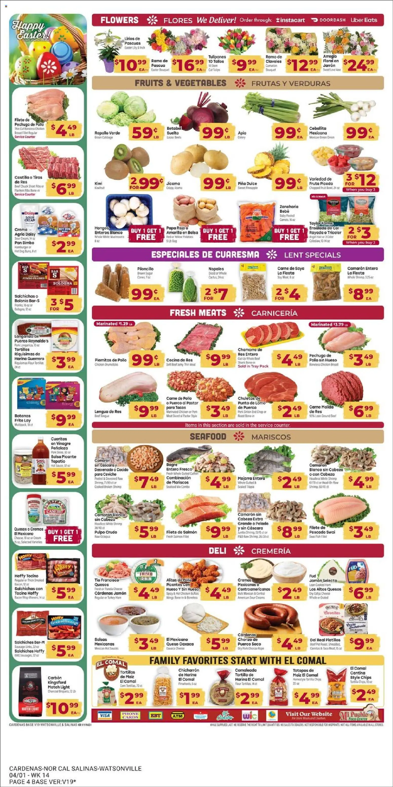 Cardenas Weekly Ad - CA - valid from 01.04.2026 | Page: 4 | Products: Pan, Vase, Caster, Fish