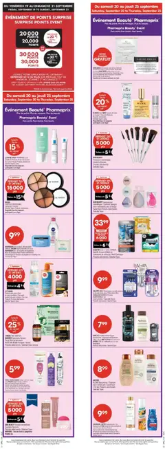 Preview of Pharmaprix weekly flyer / circulaire from shop Pharmaprix valid from 20.09.2025