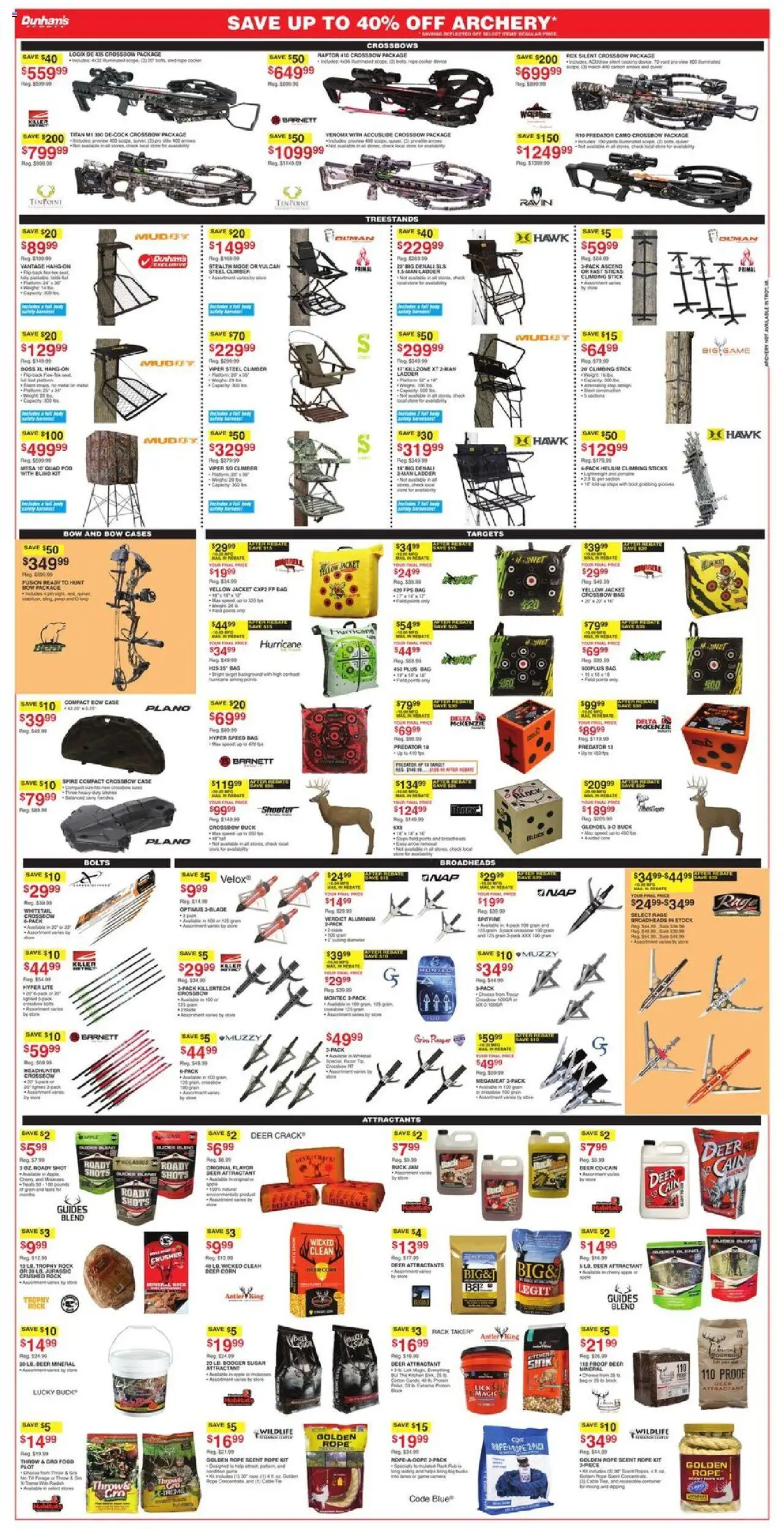Dunham's Sports Weekly Ad - valid from 15.08.2025 | Page: 3 | Products: Ladder, Sugar, Pc, Archery