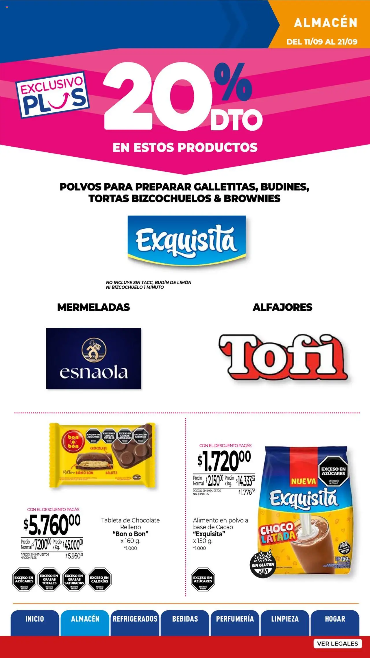 La Anonima - Insuperables │ válido desde el 11.09.2025 | Página: 13 | Productos: Polvo, Budín, Limón, Chocolate