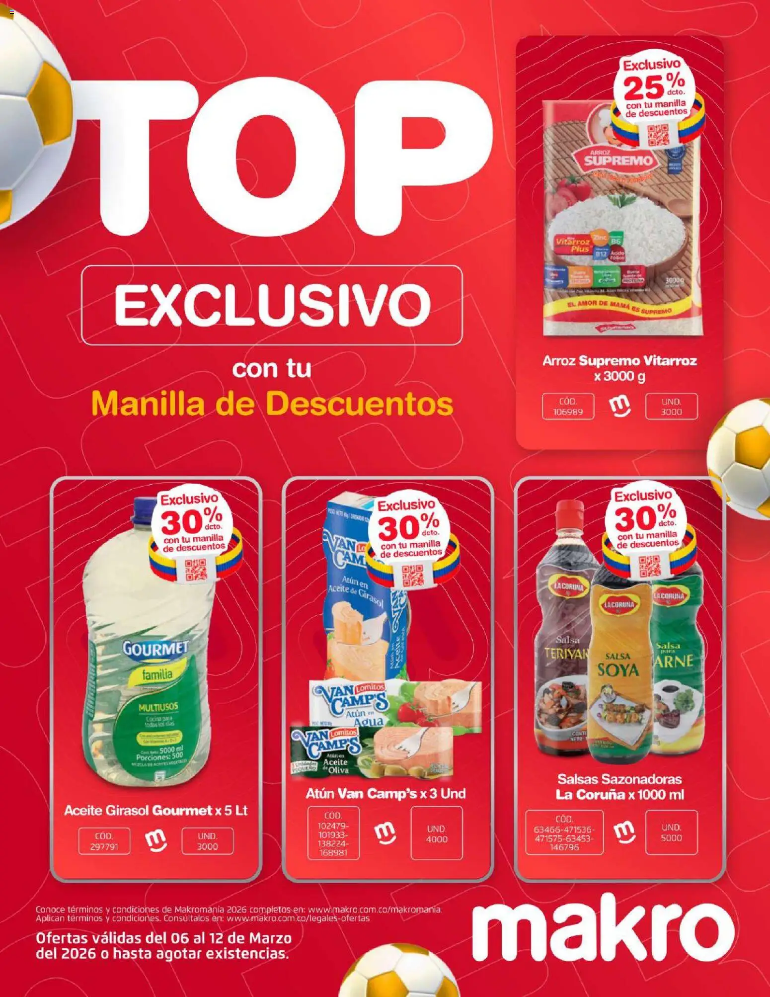 Makro revista - valida desde el 06.03.2026 | Página: 11 | Productos: Agua, Arroz, Oliva, Aceite