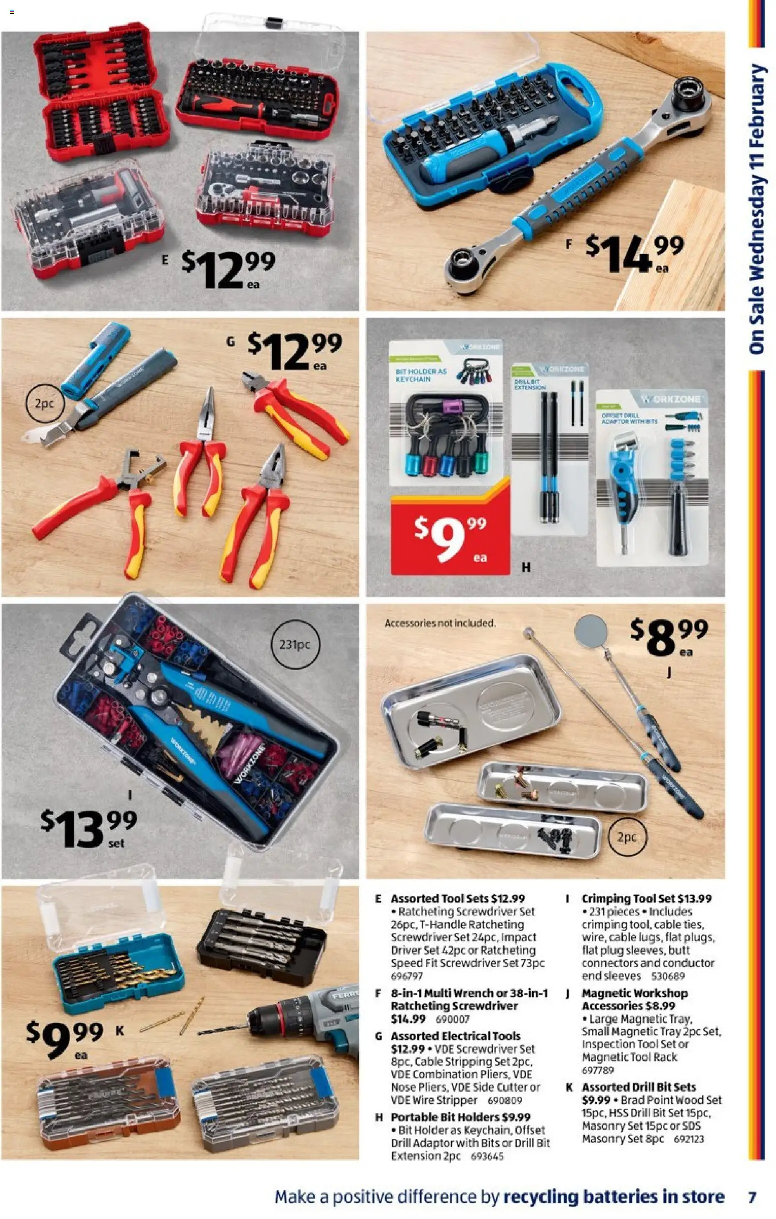 Aldi catalogue - valid from 11.02.2026 | Page: 7 | Products: Cable, Portable, Cutter, Tools