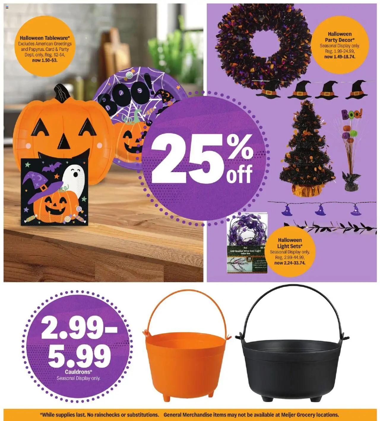 Meijer Trick or Treat Deals - valid from 15.10.2025 | Page: 3 | Products: Wire