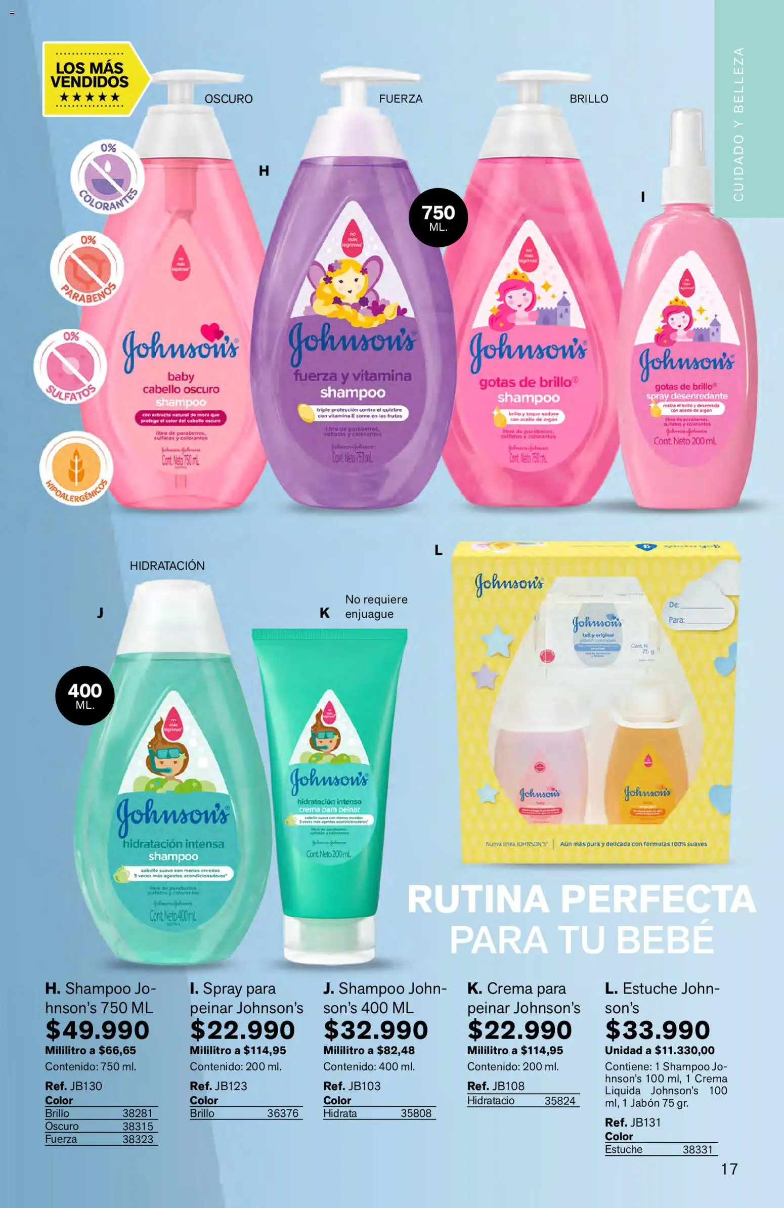 Leonisa revista - valida desde el 16.03.2026 | Página: 17 | Productos: Estuche, Crema, Shampoo, Jabón