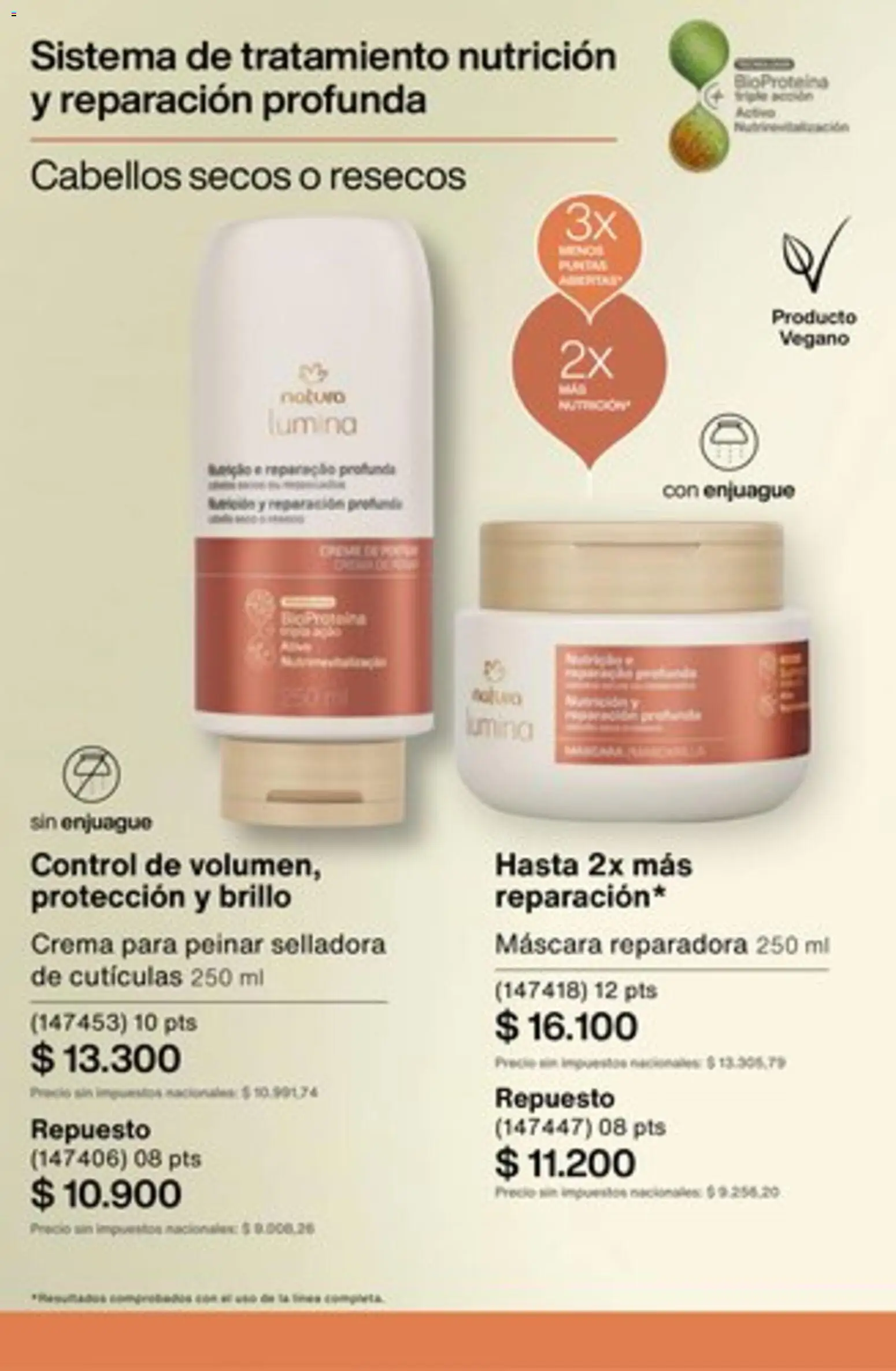 Catálogo Natura Ciclo 16/2025 │ válido desde el 01.11.2025 | Página: 257 | Productos: Máscara, Brillo, Crema