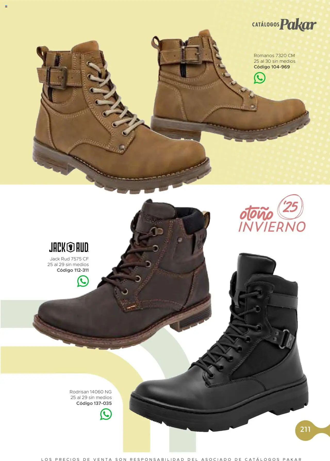 Nuevas ofertas de SC Pakar válidas en toda la República Mexicana desde el 24.07.2025. ¡Encuentra las mejores ofertas en SC Pakar - Catálogo Hombre otoño / invierno! | Página: 211