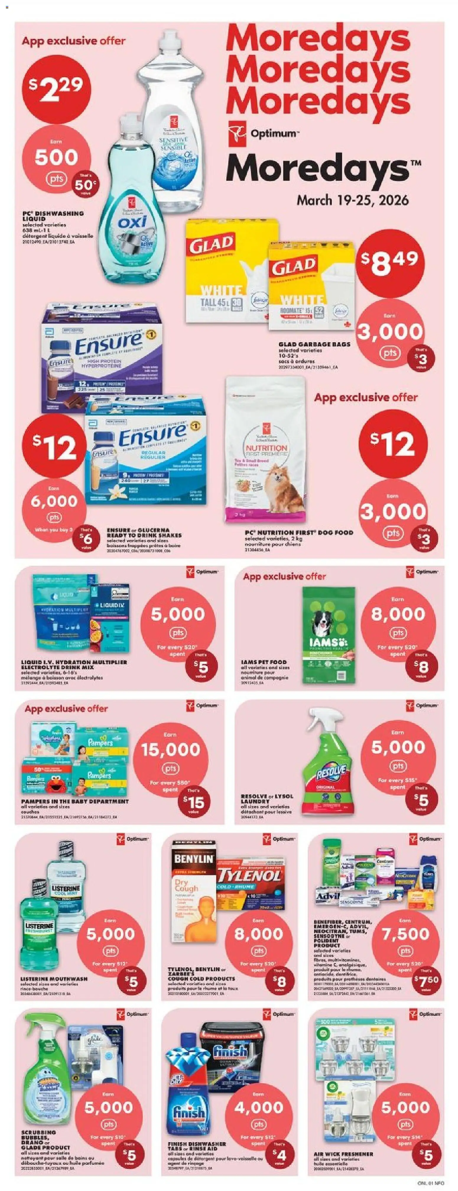 No Frills flyer valid from 19.03.2026 | Page: 6 | Products: PC, Mouthwash, Stain remover, Detergent