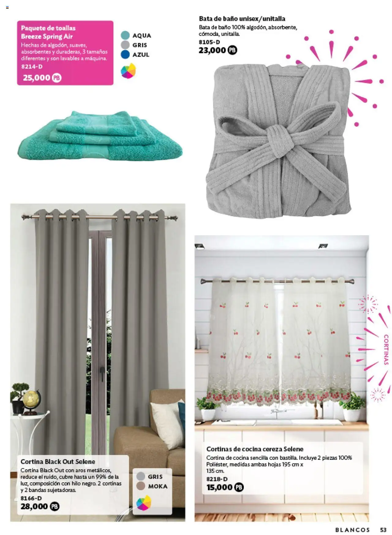 Nuevas ofertas de Betterware válidas en toda la República Mexicana desde el 03.06.2025. ¡Encuentra las mejores ofertas en Betterware catálogo Oportunidades! | Página: 77 | Productos: Bata de baño, Cocina, Toallas, Baño