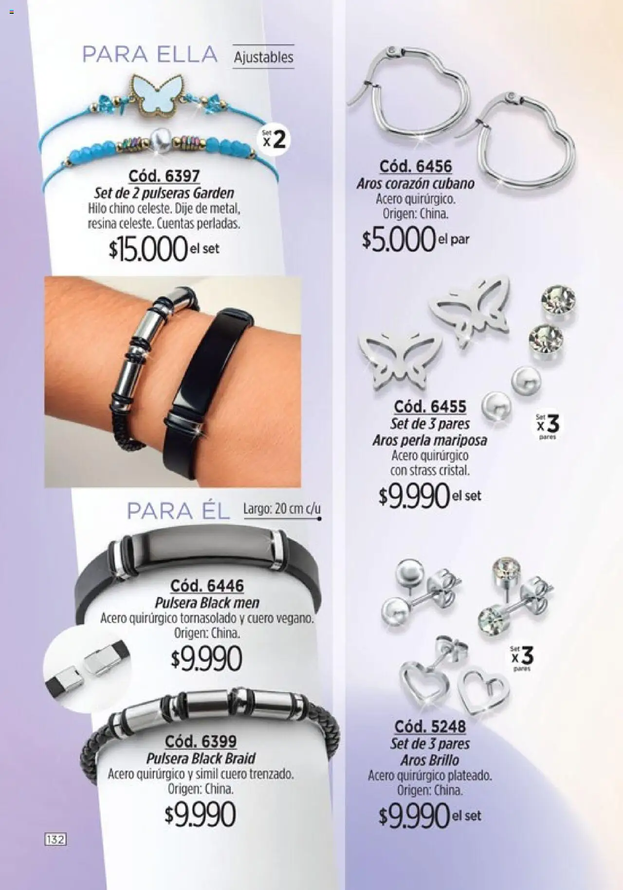 Catálogo Amodil Campaña 16 │ válido desde el 01.10.2025 | Página: 132 | Productos: Pulsera, Aros, Dije, Brillo