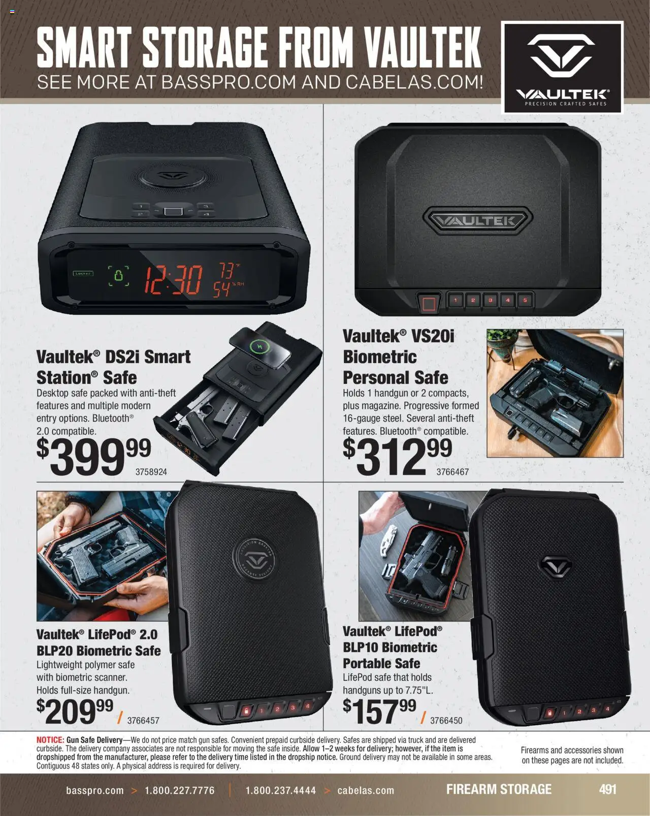 Cabela's Hunting Master 25 - valid from 11.08.2025 | Page: 491 | Products: Safe, Desktop, Gun, Handgun