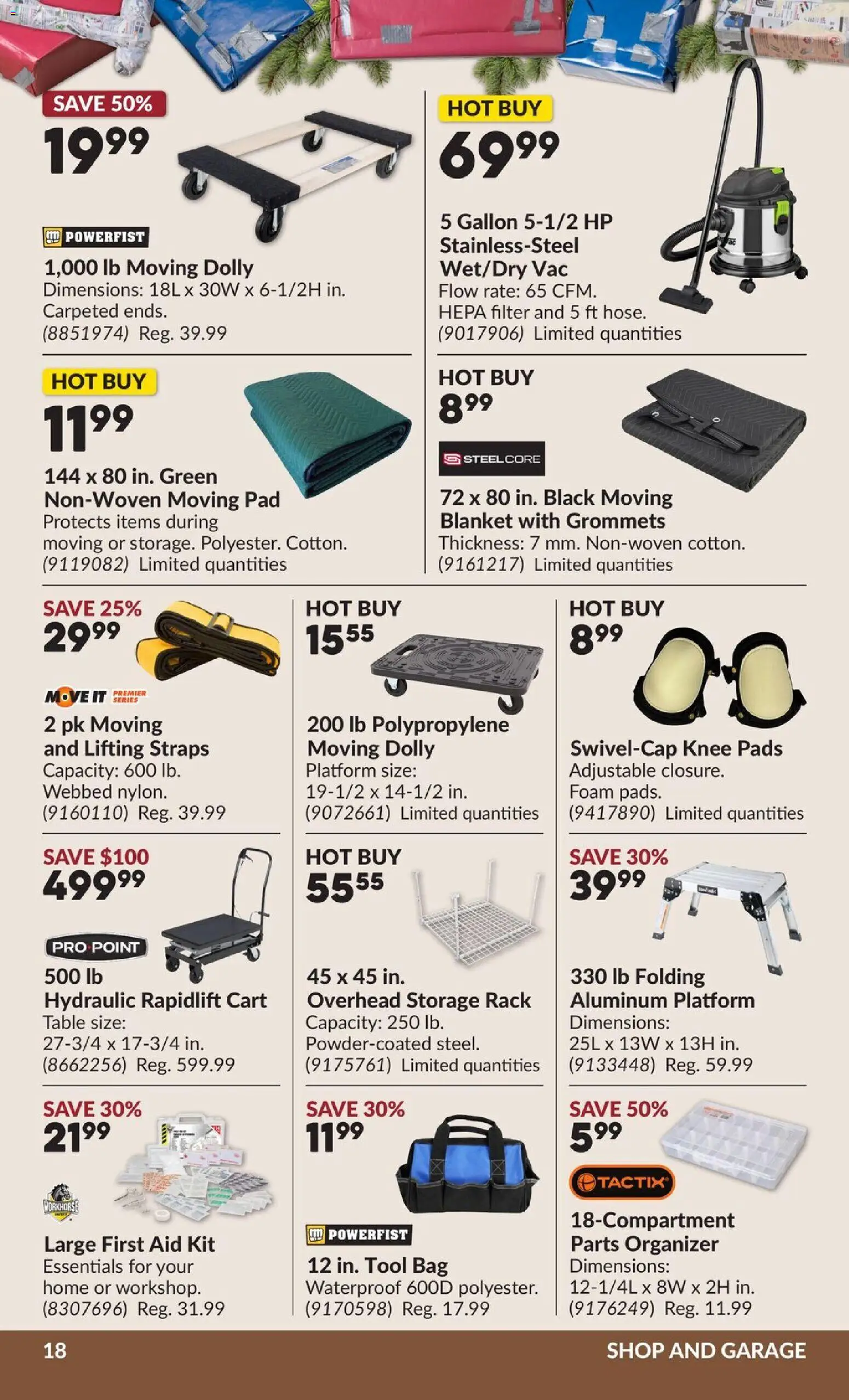 Princess Auto flyer valid from 16.12.2025 | Page: 23 | Products: Bag, Blanket, Table