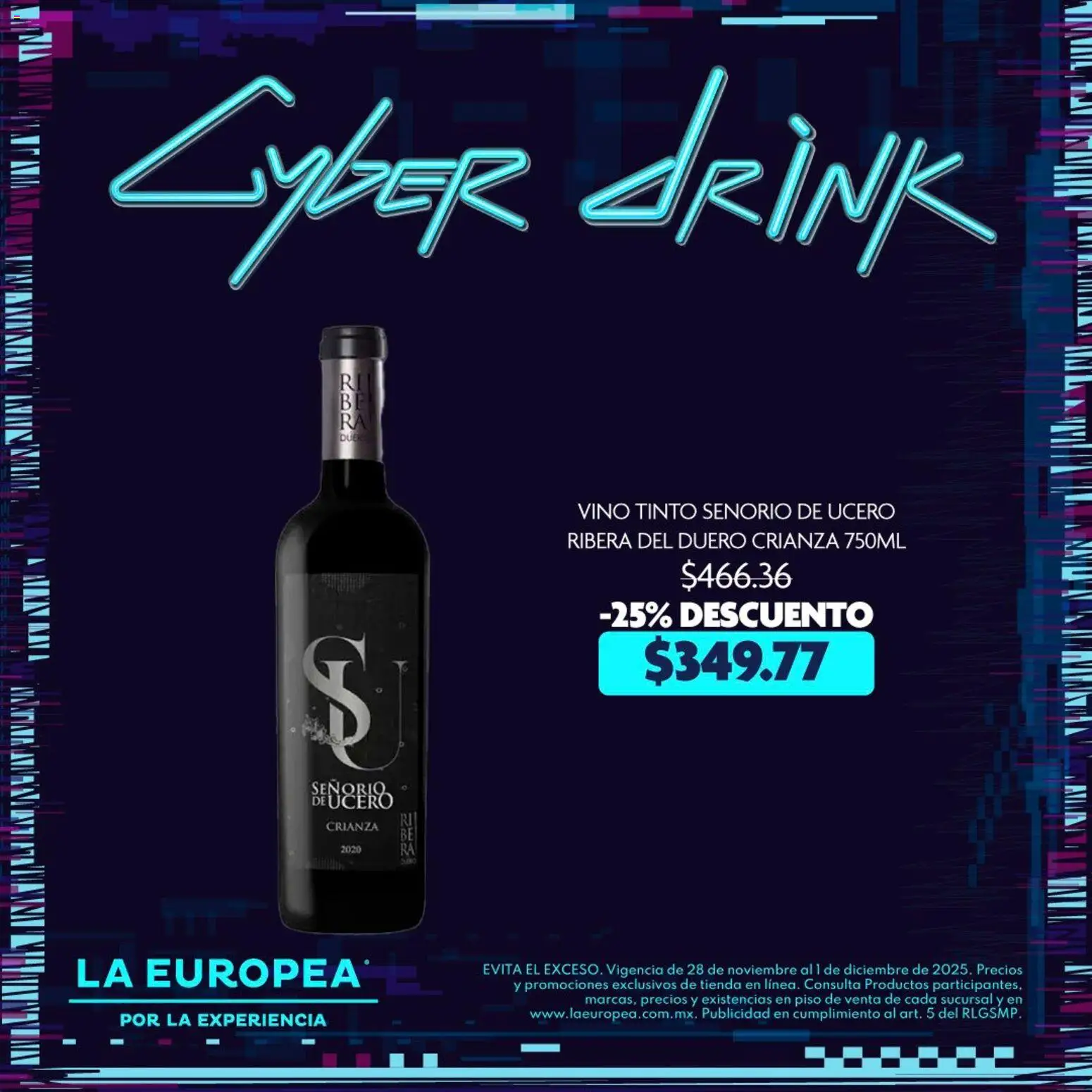 Nuevas ofertas de La Europea válidas en toda la República Mexicana desde el 28.11.2025. ¡Encuentra las mejores ofertas en La Europea Cyber Drink! | Página: 3
