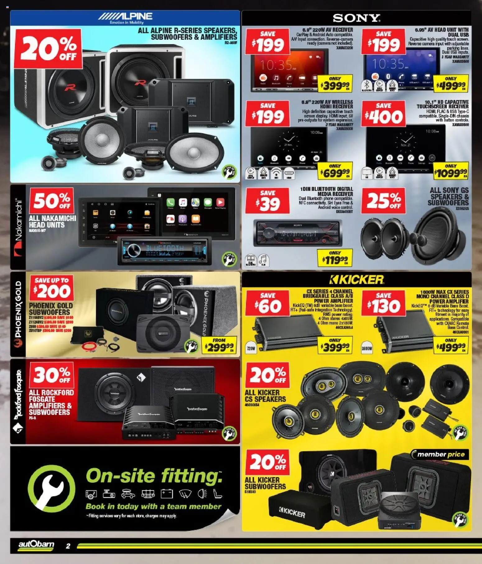 Autobarn catalogue - valid from 11.02.2026 | Page: 2 | Products: Phone, Safe, Stereo, Screen