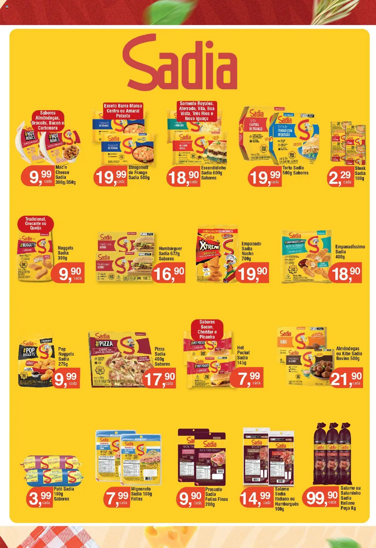 Royal Supermercados Folheto - válido de 28.07.2025 | Página: 3 | Produtos: Cheddar, Escondidinho, Frango, Requeijão