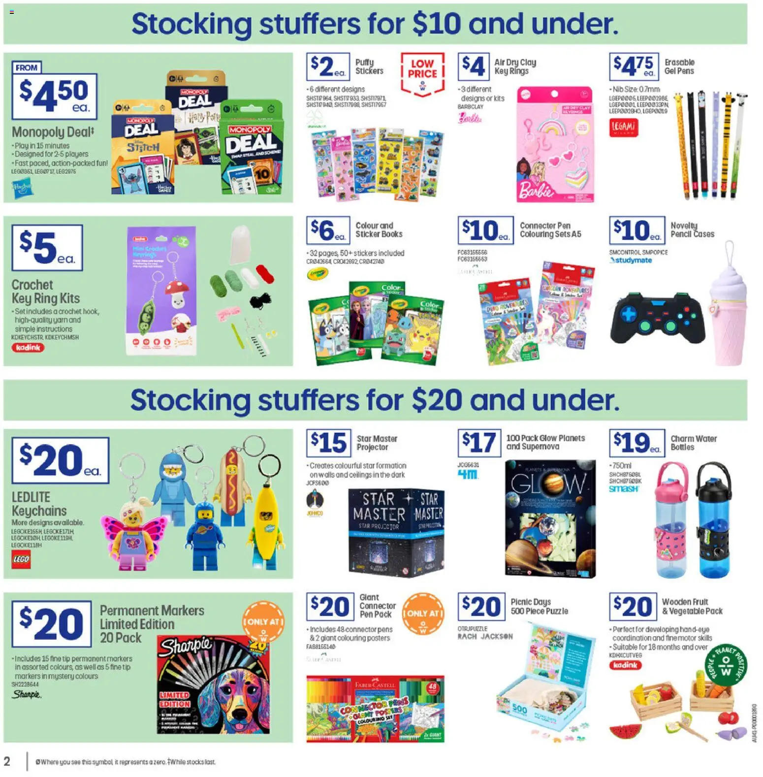 Officeworks catalogue - valid from 04.12.2025 | Page: 2 | Products: Kits, Novelty, Water, Clay