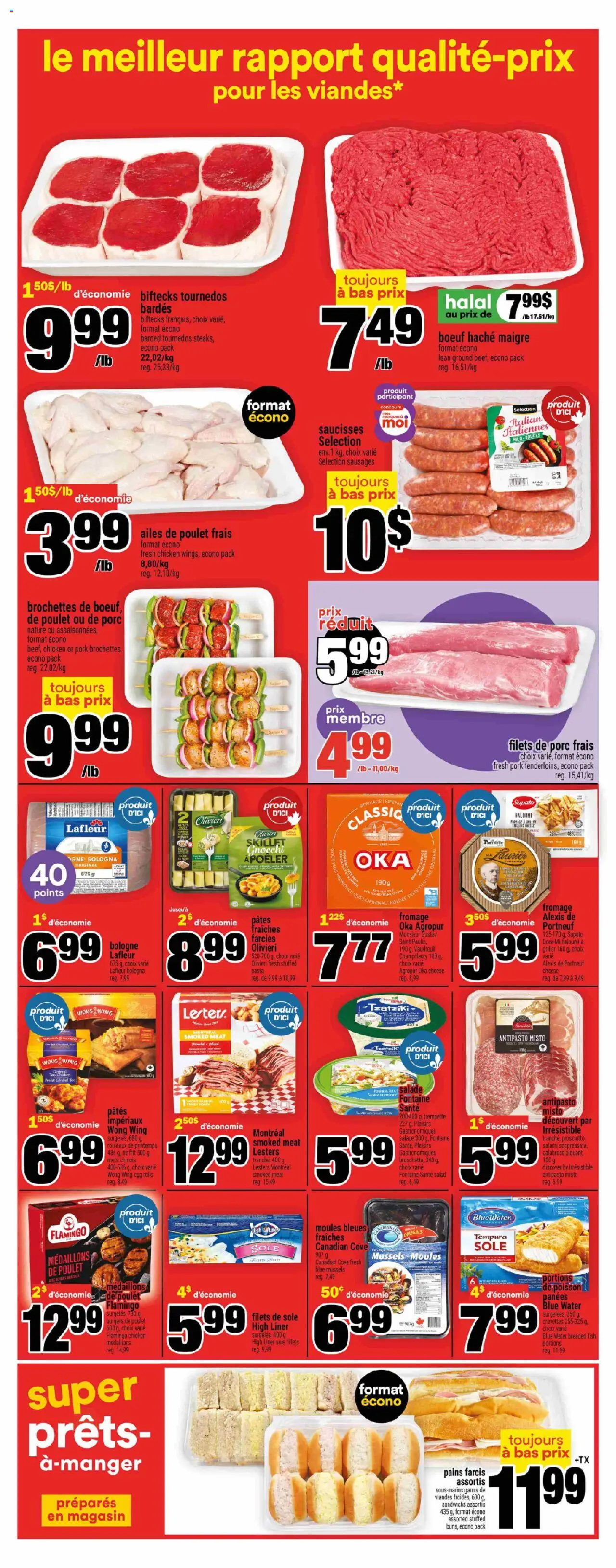 Super C flyer valid from 24.07.2025 | Page: 7 | Products: Pasta, Salad, Salami, Pork