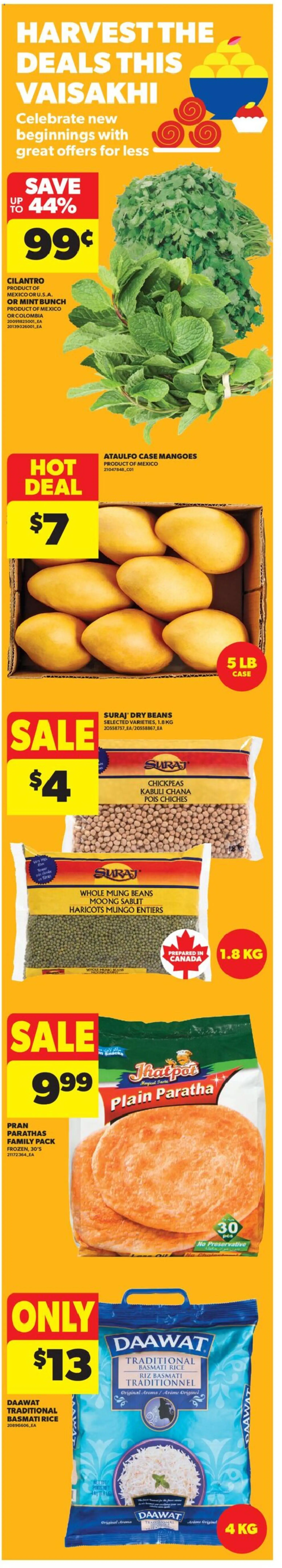 Real Canadian Superstore flyer valid from 09.04.2026 | Page: 4 | Products: Rice, Case