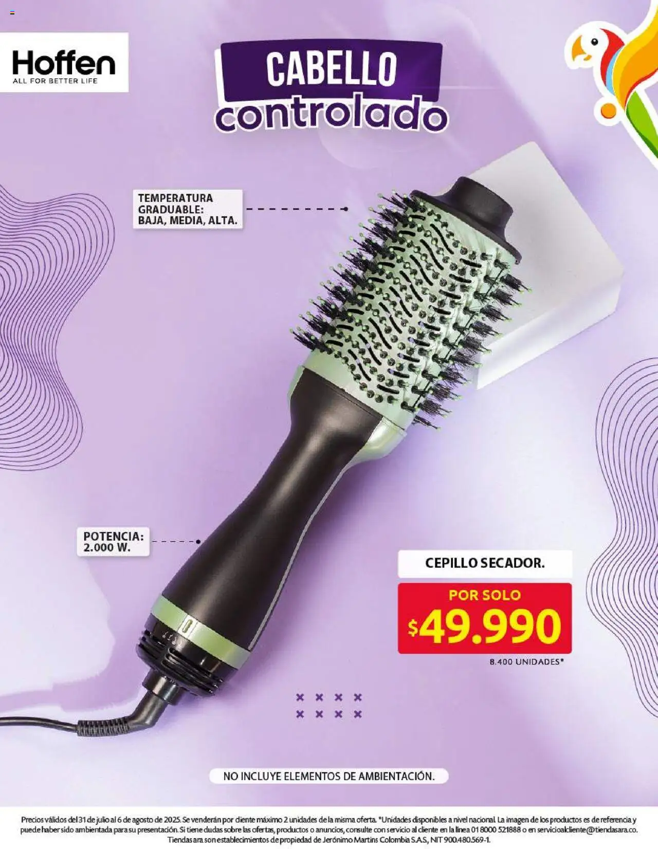 Ara revista - valida desde el 31.07.2025 | Página: 5 | Productos: Sobre, Cepillo