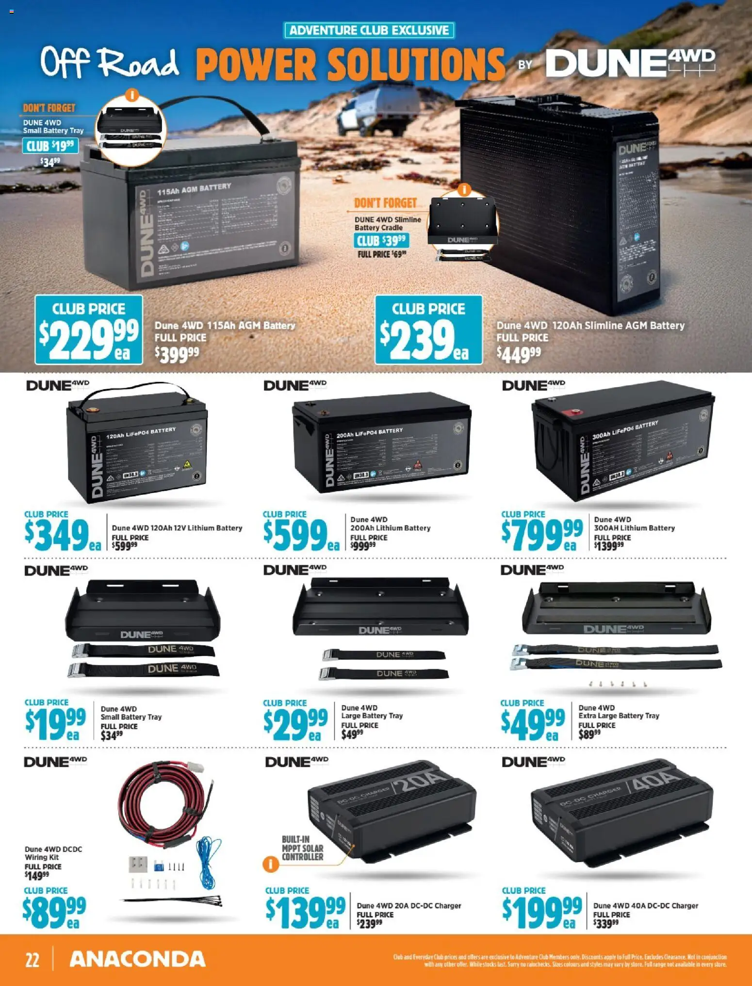 Anaconda catalogue - valid from 03.12.2025 | Page: 22 | Products: Battery, Charger, Controller