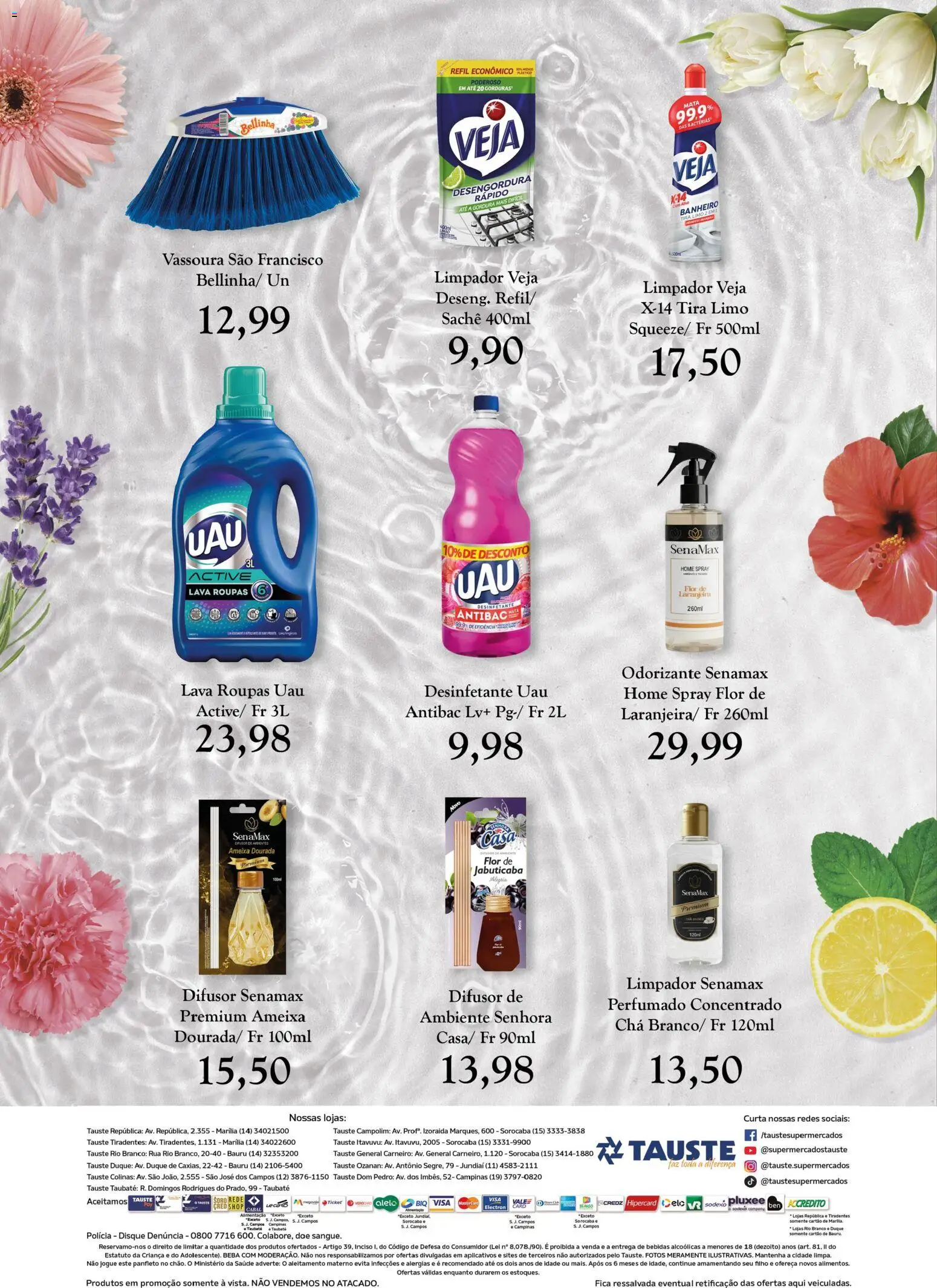 Tauste Folheto - válido de 08.01.2026 | Página: 2 | Produtos: Chá, Roupas, Vassoura, Ameixa