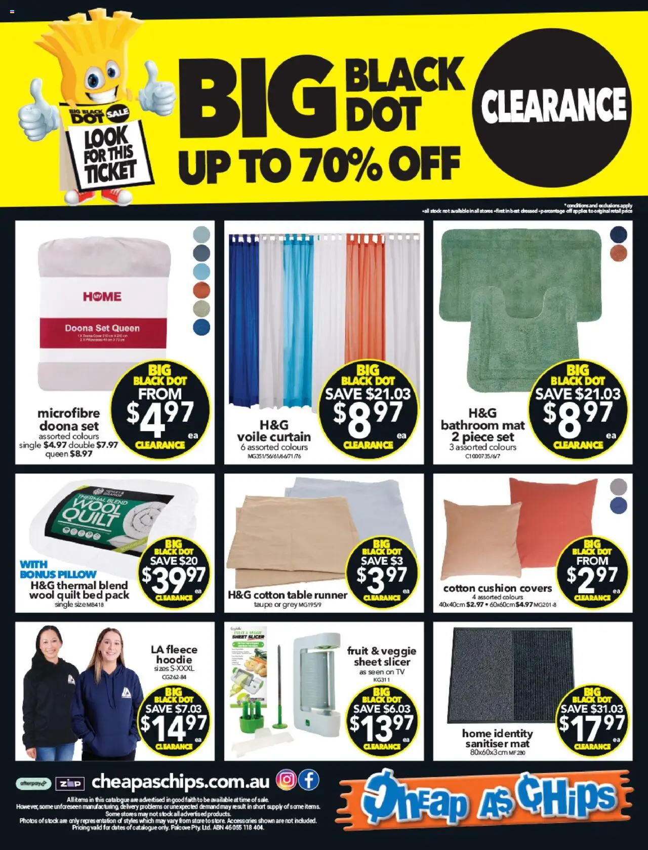 Cheap as Chips catalogue - valid from 02.07.2025 | Page: 4 | Products: Table, Doona, Bed, Pillow