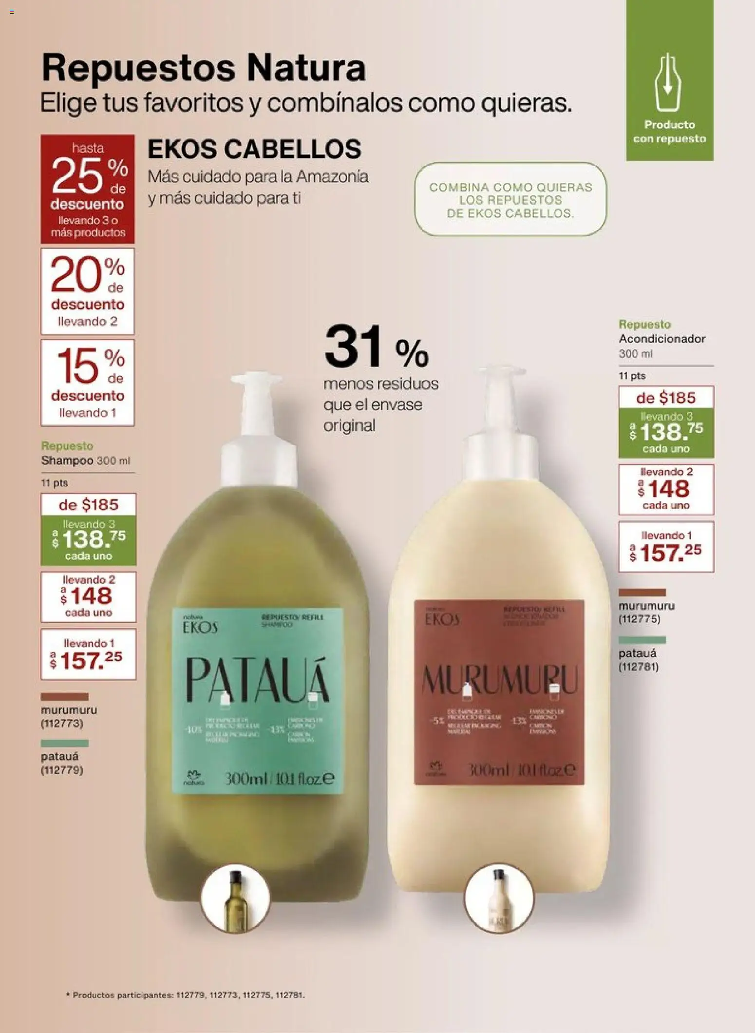 Nuevas ofertas de Natura válidas en toda la República Mexicana desde el 20.12.2025. ¡Encuentra las mejores ofertas en Natura campaña 1 2026! | Página: 143 | Productos: Acondicionador