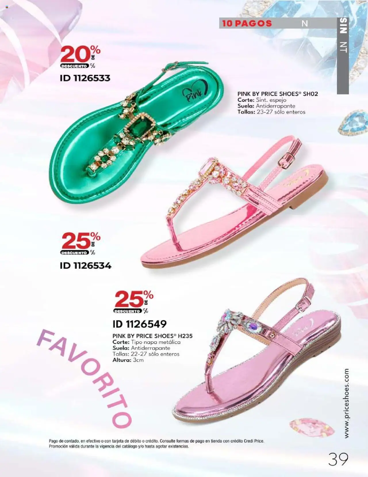 Nuevas ofertas de Price Shoes válidas en toda la República Mexicana desde el 28.04.2025. ¡Encuentra las mejores ofertas en Price Shoes catálogo Calzado PV 2025! | Página: 39 | Productos: Espejo