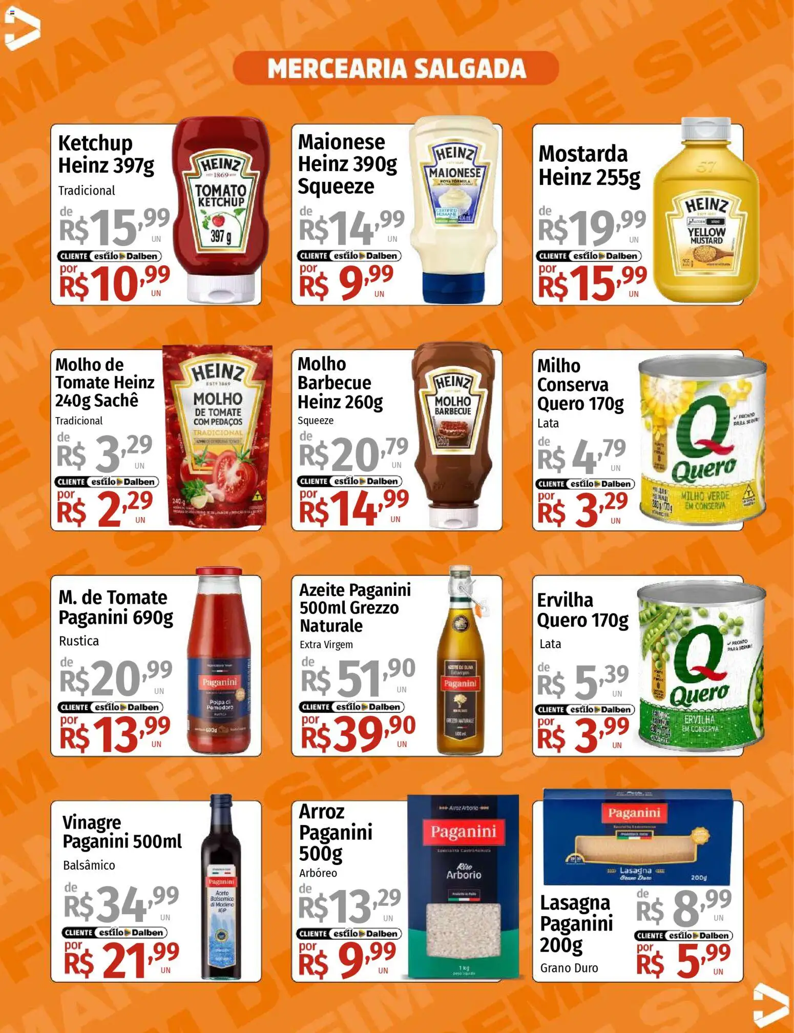 Supermercado Dalben Folheto - válido de 19.12.2025 | Página: 8 | Produtos: Milho verde, Arroz, Ketchup, Azeite