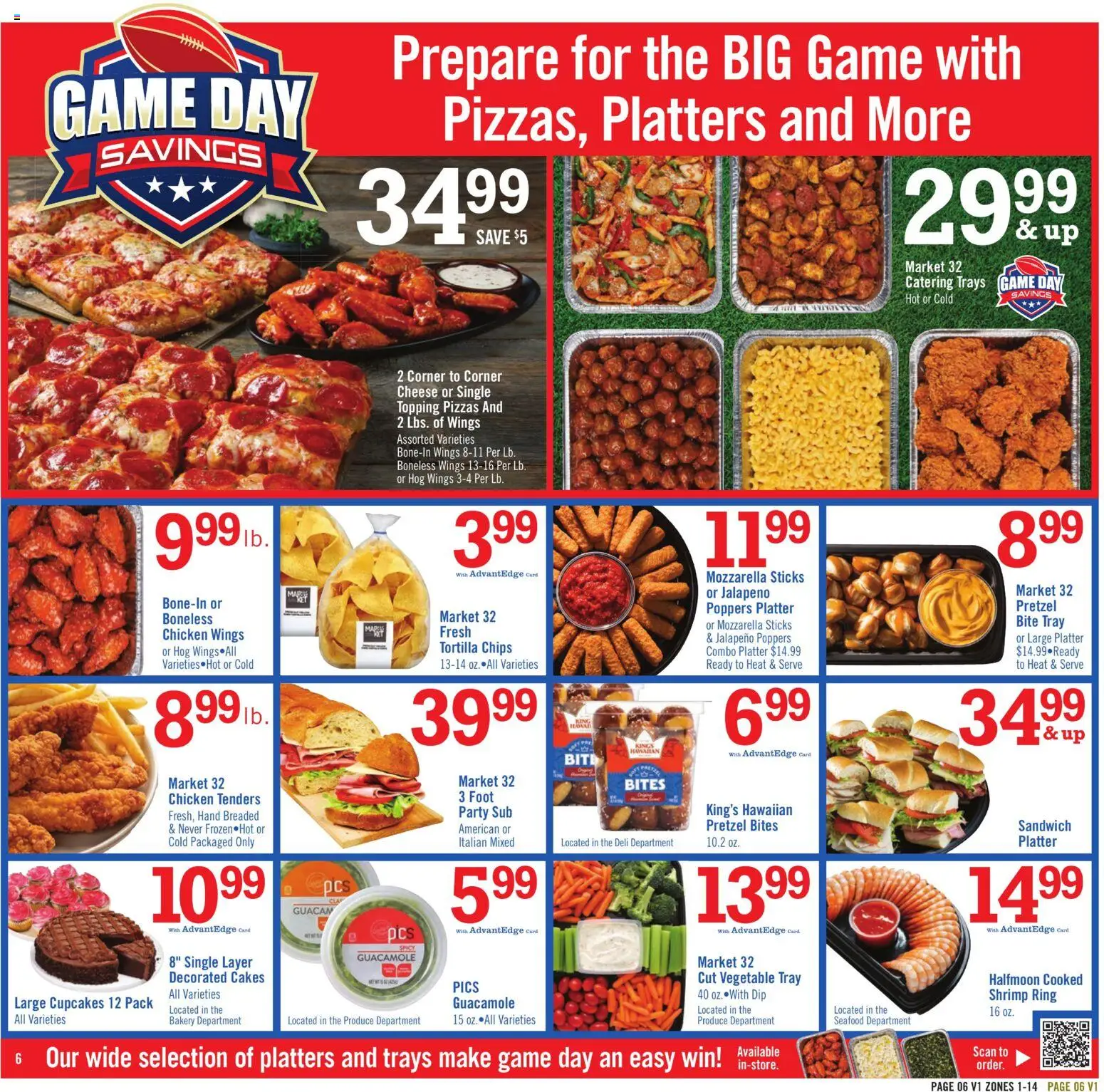 Price Chopper Weekly Ad - valid from 01.02.2026 | Page: 6 | Products: Bakery, Ring, Cheese, Game