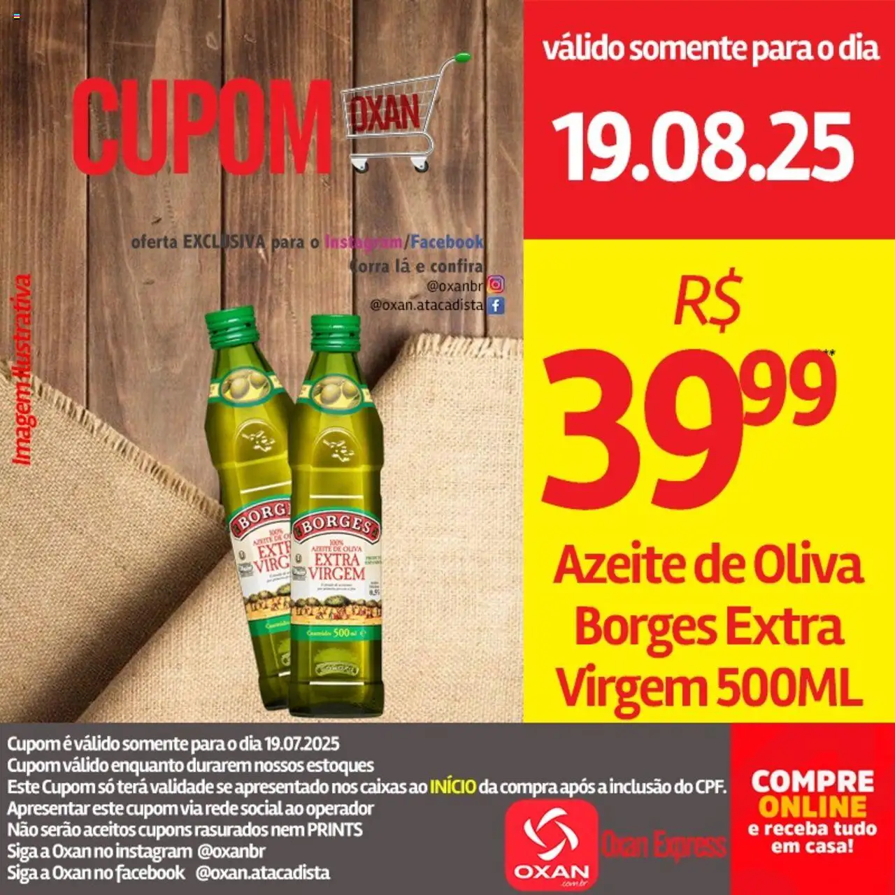 Oxan Atacadista Folheto - válido de 19.08.2025 | Página: 3 | Produtos: Azeite