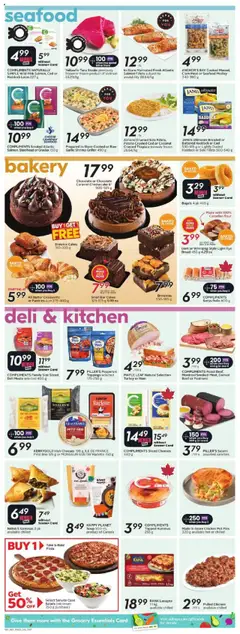 Preview of Sobeys weekly flyer / circulaire from shop Sobeys valid from 16.10.2025 | Page: 9 | Products: Beef, Bakery, Chocolate, Salami