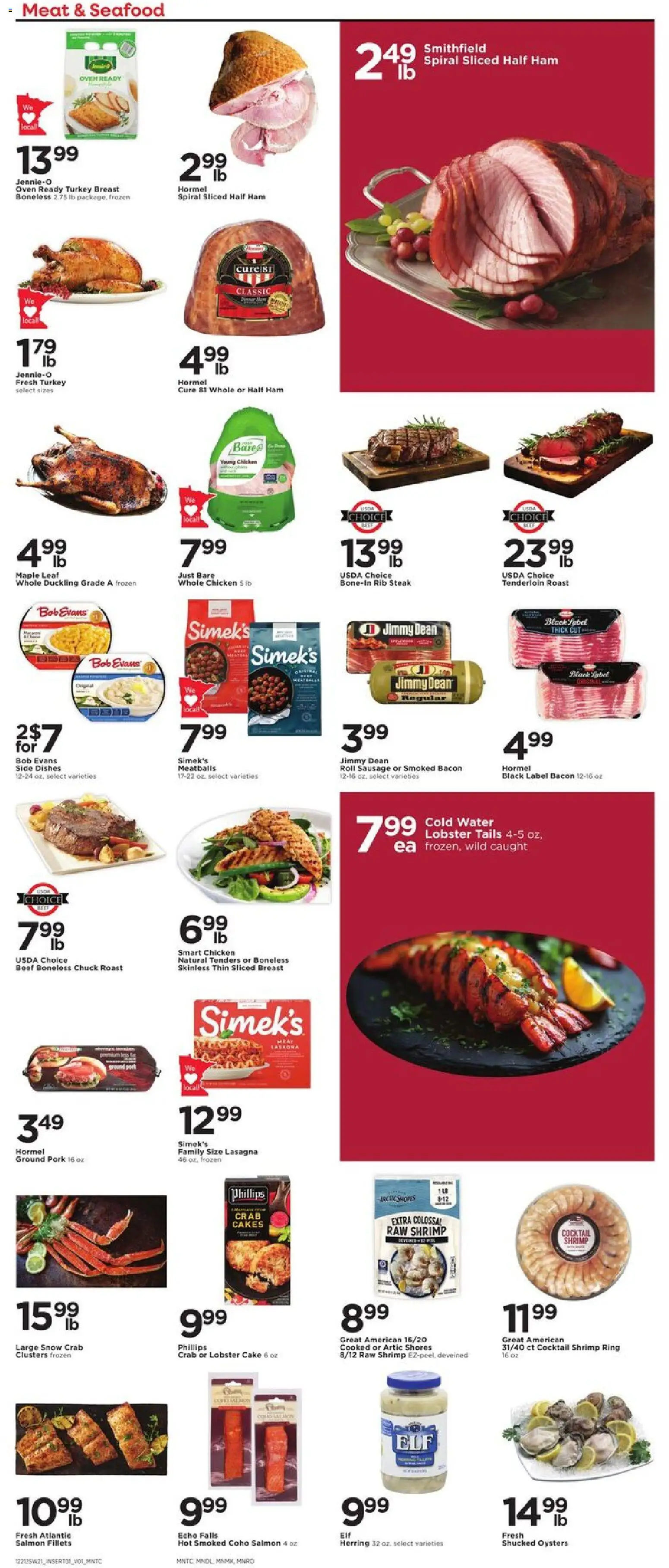 Cub Foods Weekly Ad - valid from 21.12.2025 | Page: 3 | Products: Ring, Ham, Beef, Sausage