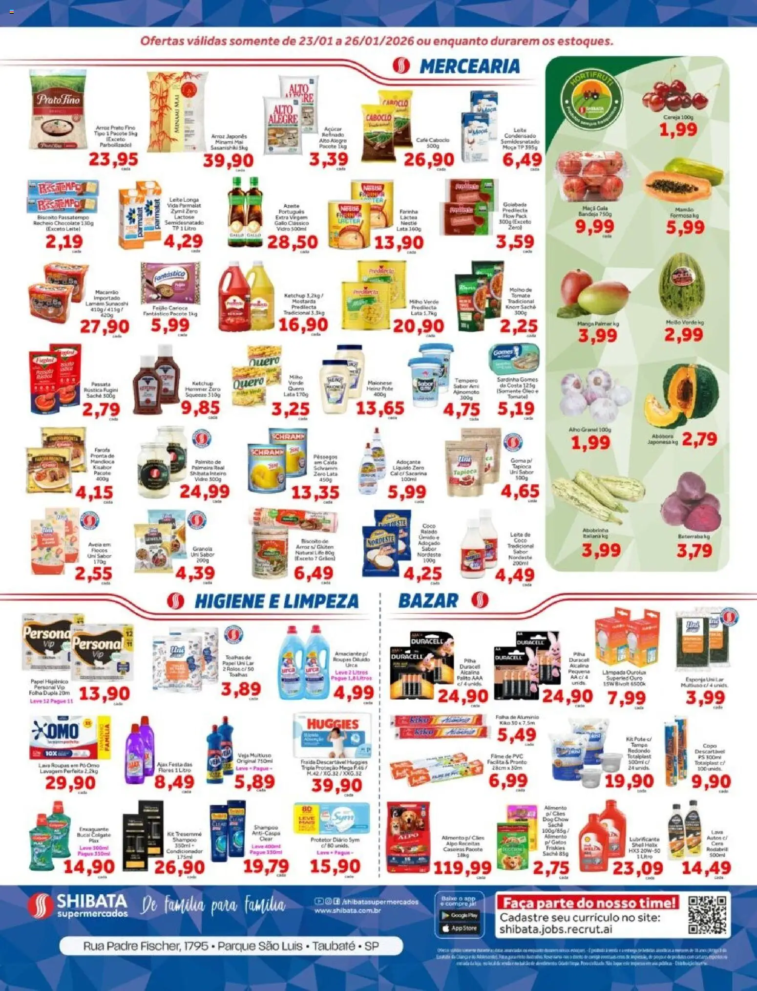 Shibata Folheto - válido de 23.01.2026 | Página: 2 | Produtos: Shampoo, Lâmpada, Ketchup, Papel higiênico