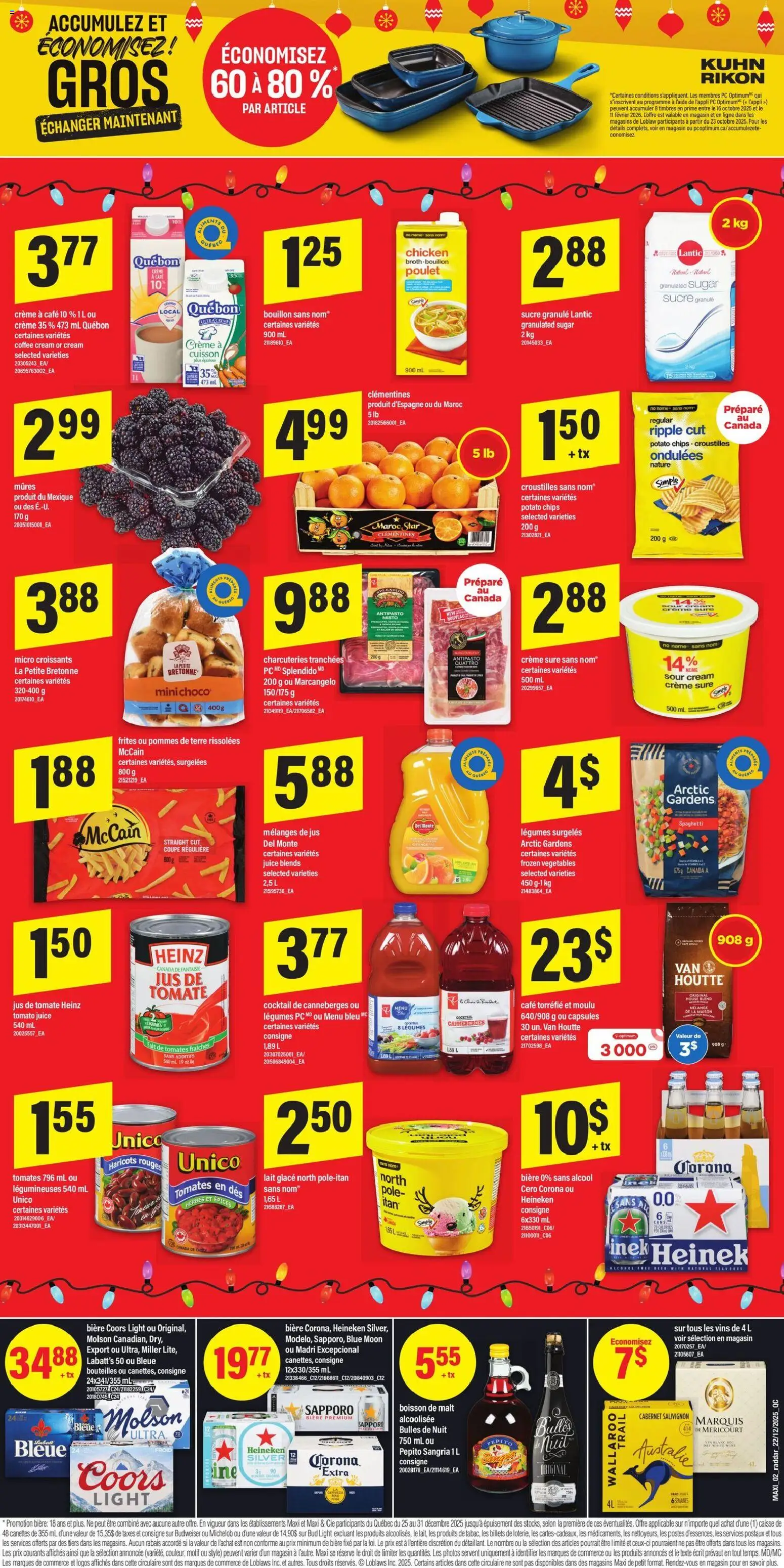 Maxi flyer valid from 25.12.2025 | Page: 2 | Products: Sour cream, Chips, PC, Coffee