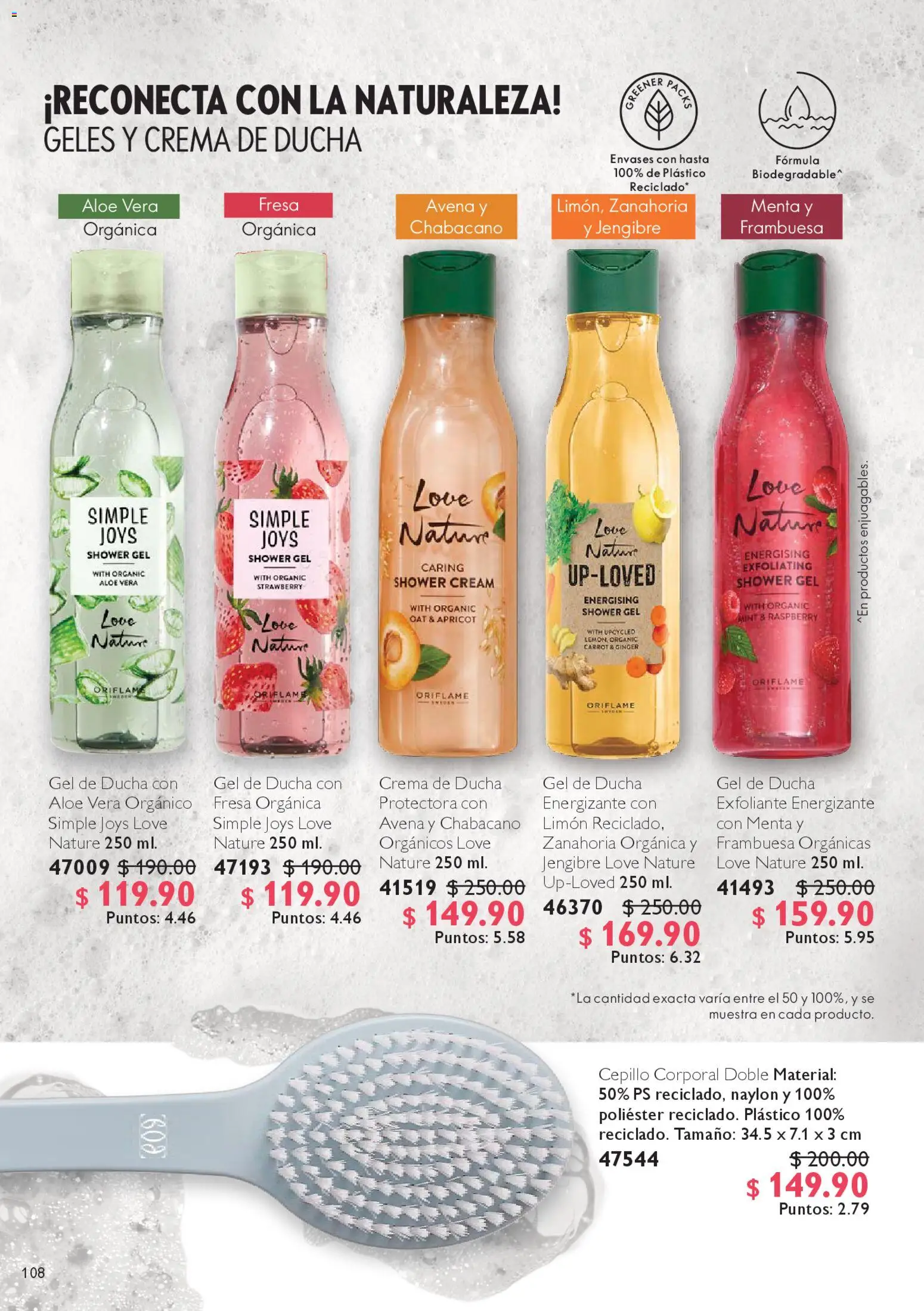 Nuevas ofertas de Oriflame válidas en toda la República Mexicana desde el 22.11.2025. ¡Encuentra las mejores ofertas en Oriflame Black Friday! | Página: 108 | Productos: Fresa, Avena, Cepillo, Limón