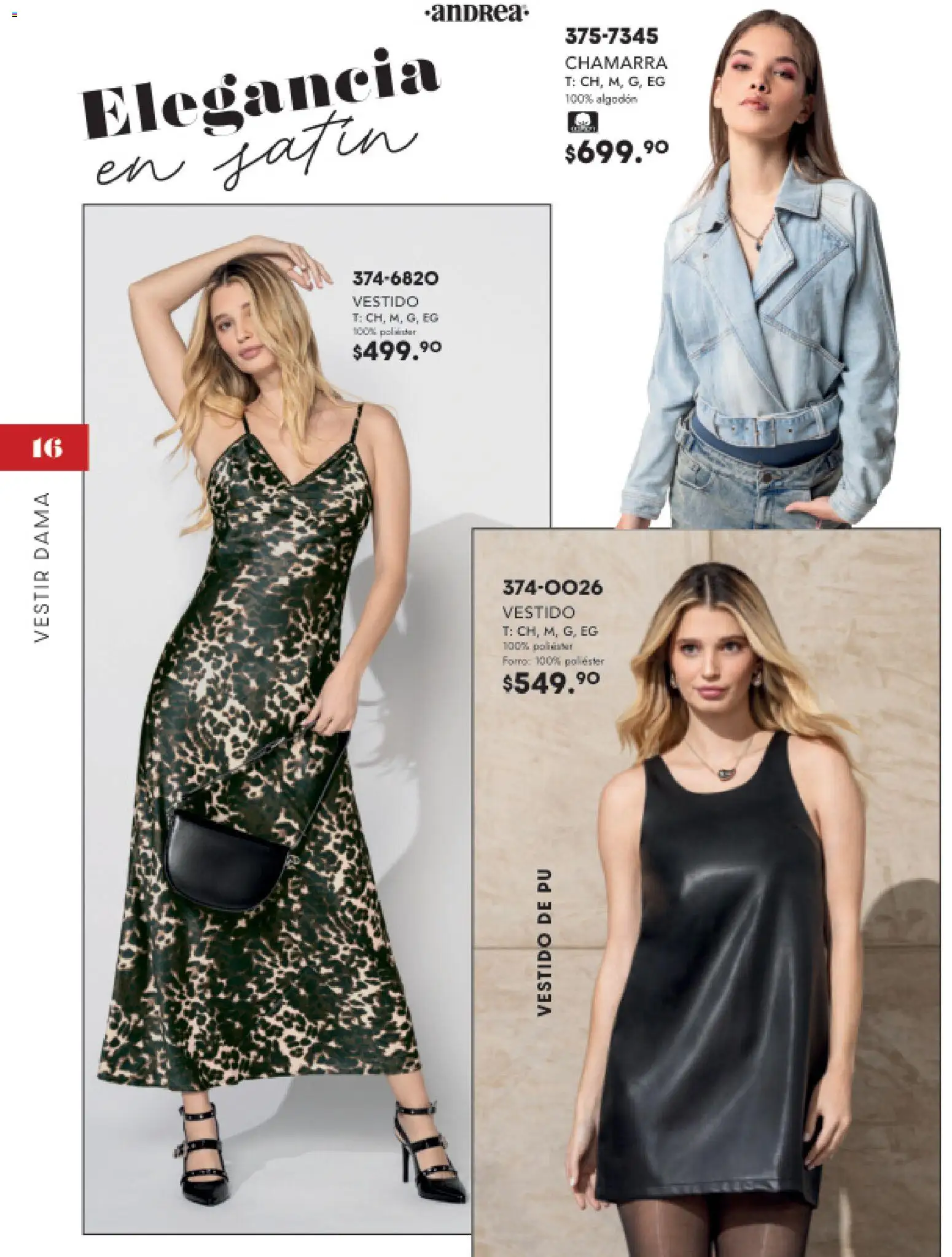 Nuevas ofertas de Andrea válidas en toda la República Mexicana desde el 16.11.2025. ¡Encuentra las mejores ofertas en Andrea catálogo Moda Joven! | Página: 16