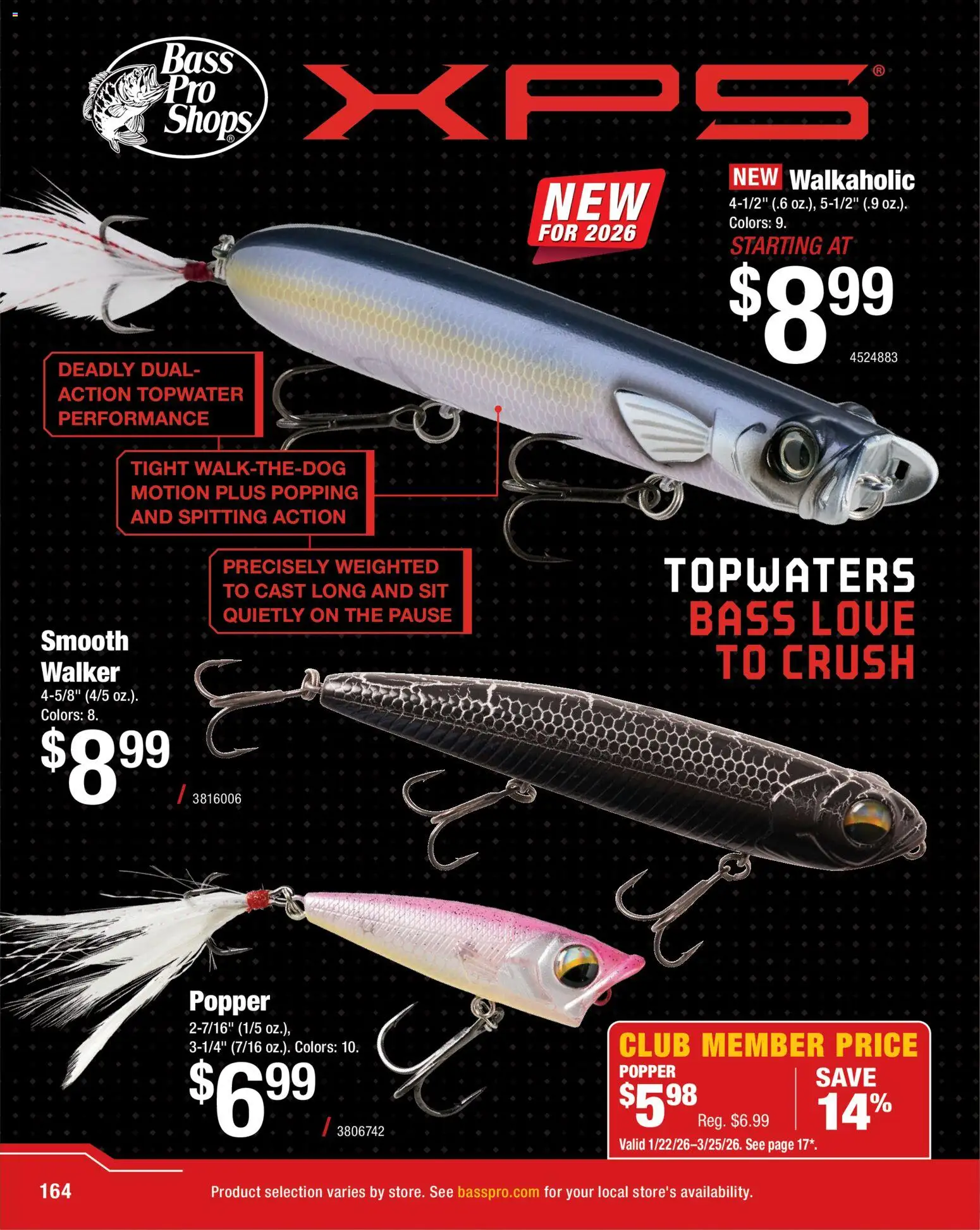 Cabela's Spring Fishing Master 26 - valid from 22.01.2026 | Page: 164