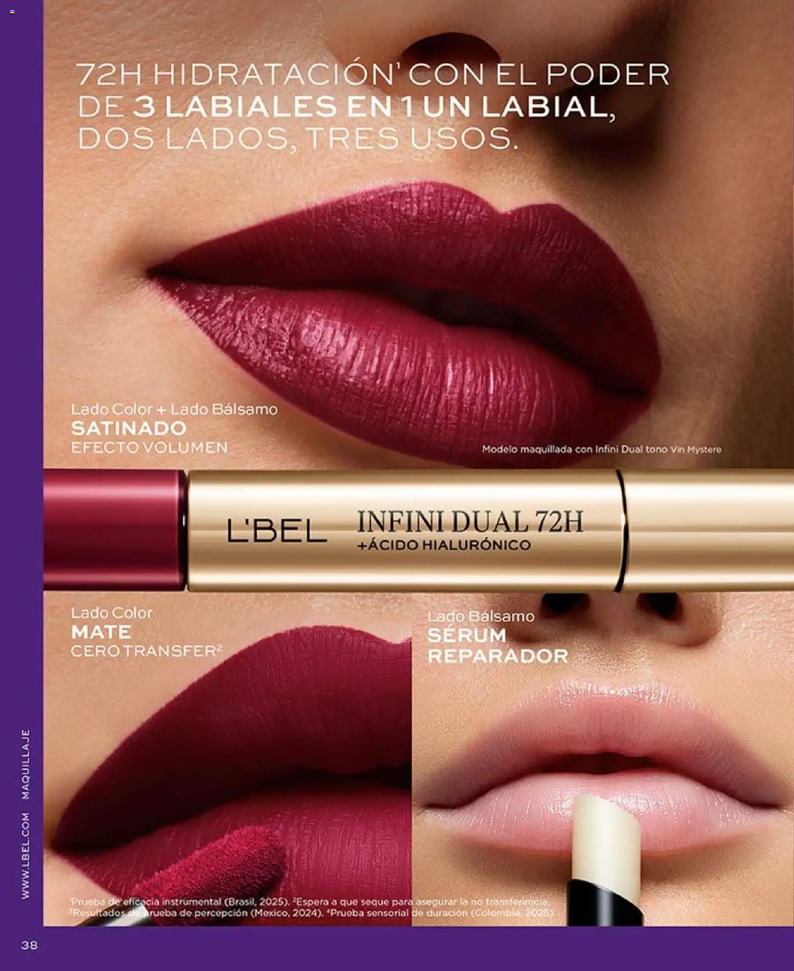 Catálogo L'Bel Campaña 5 │ válido desde el 01.03.2026 | Página: 38 | Productos: Bálsamo, Maquillaje, Mate, Serum