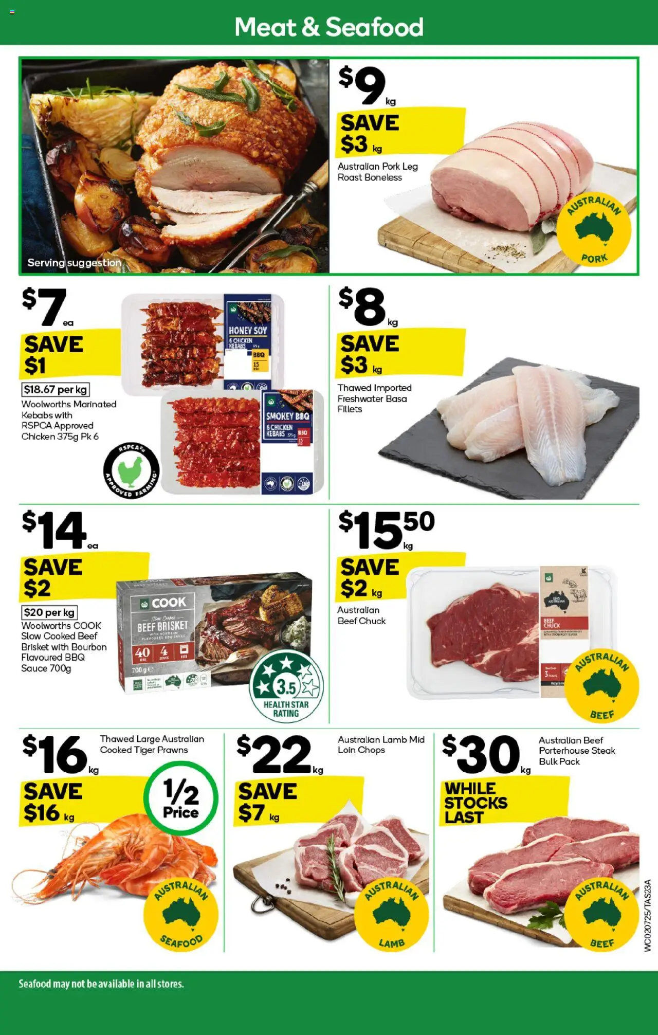 Woolworths catalogue - valid from 02.07.2025 | Page: 23 | Products: Honey, Lamb, Bourbon, Seafood