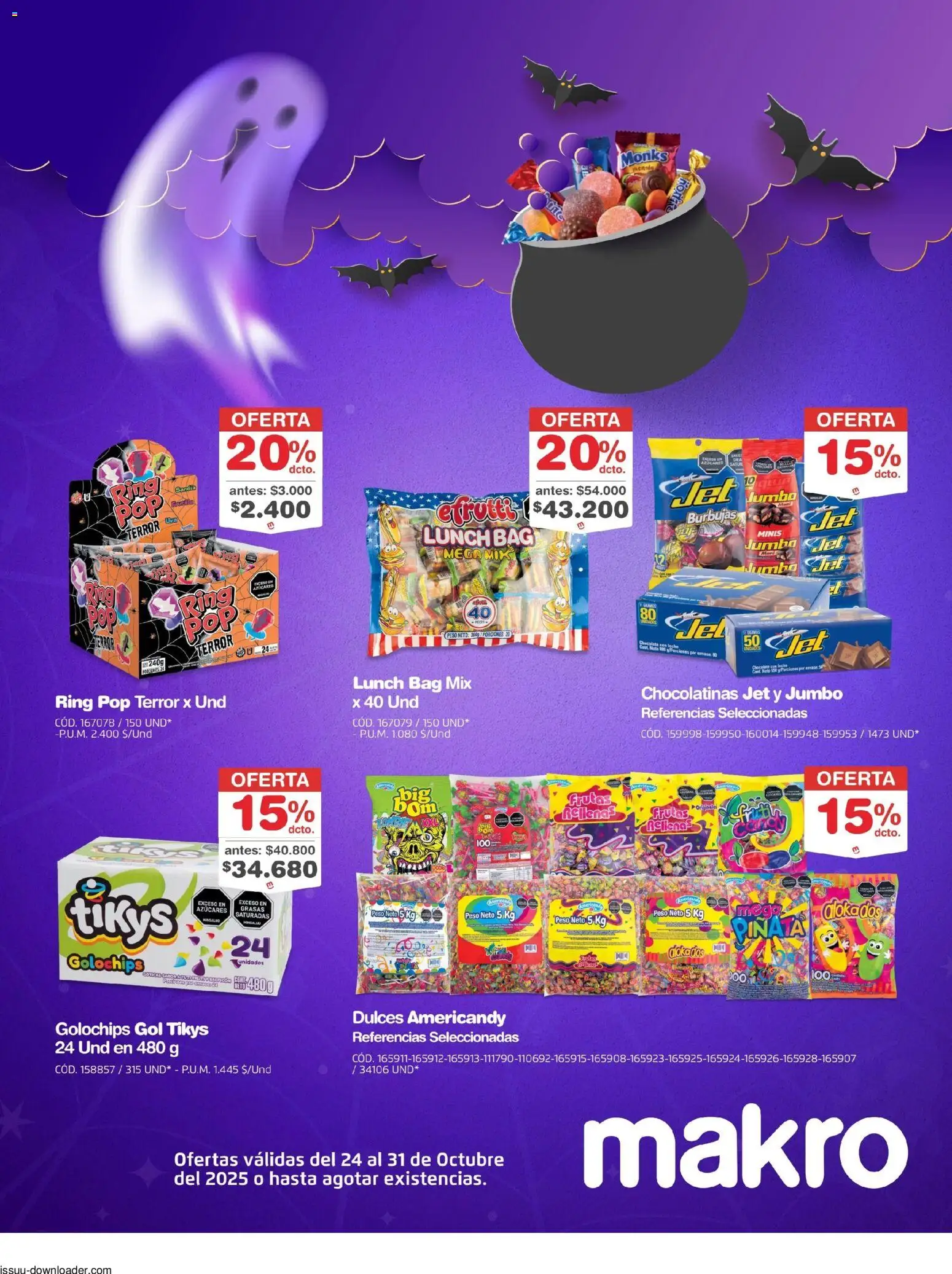 Makro revista - valida desde el 24.10.2025 | Página: 3 | Productos: Peso, Ruana