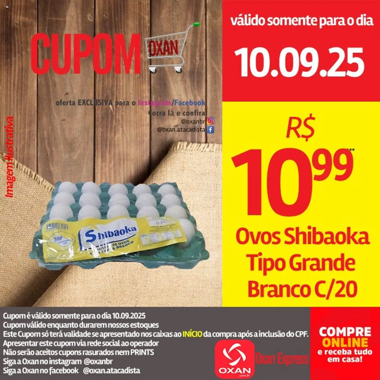 Oxan Atacadista Folheto - válido de 10.09.2025 | Página: 11 | Produtos: Ovos
