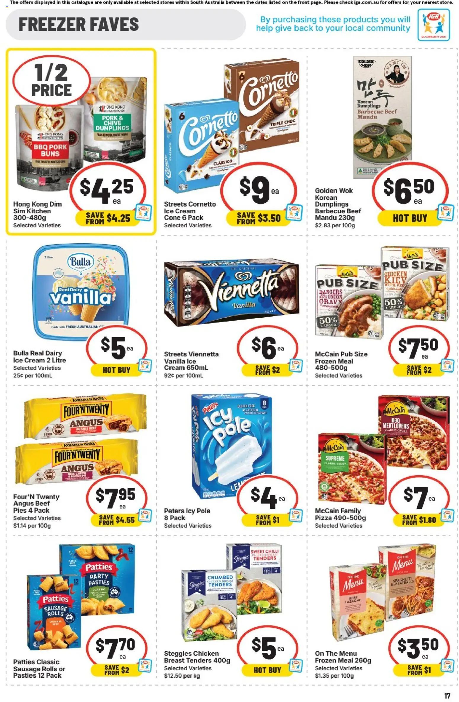 IGA catalogue - valid from 11.03.2026 | Page: 13 | Products: Dairy, Pork, Lemon, Pies