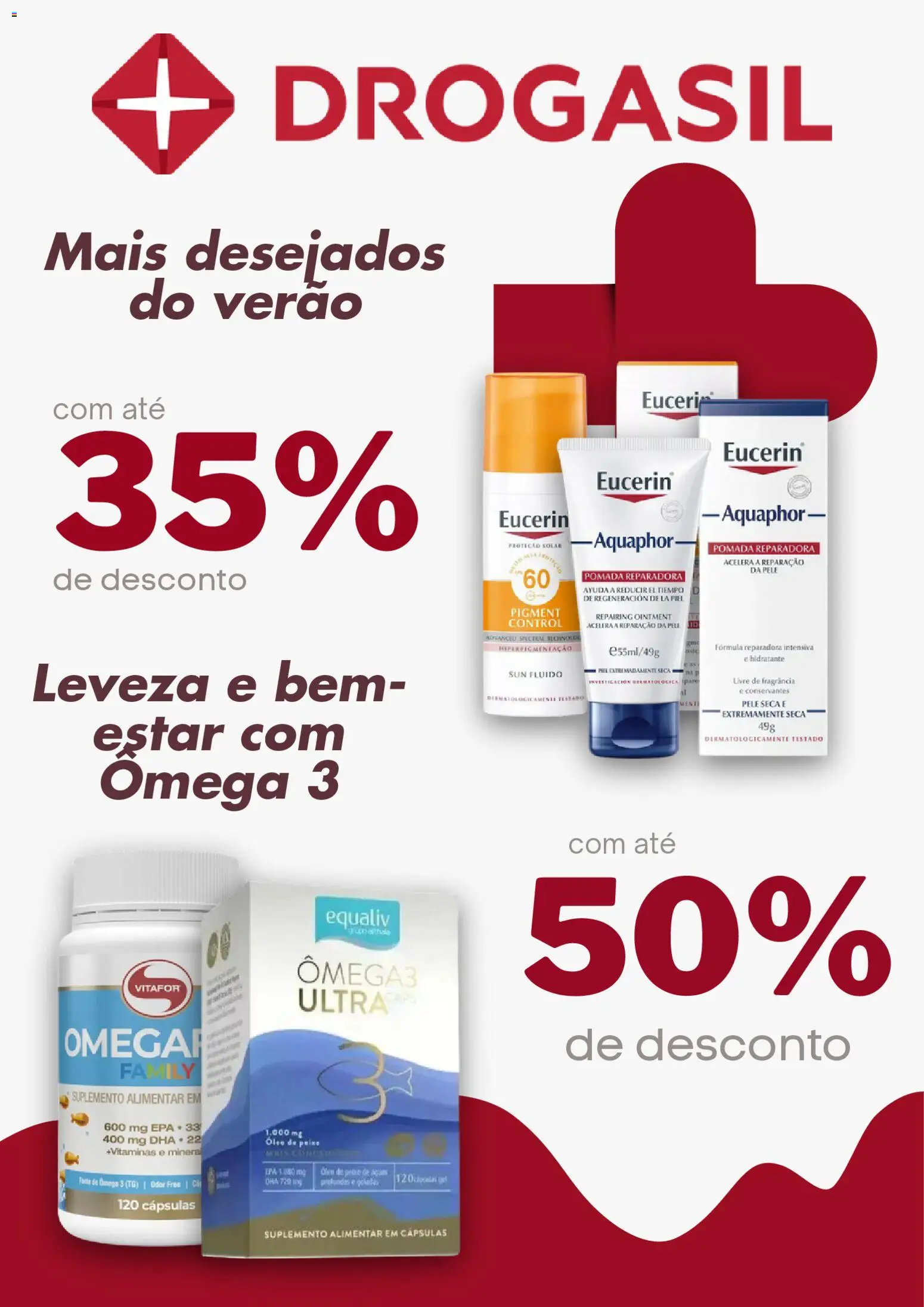 Drogasil Folheto - válido de 19.01.2026 | Página: 1 | Produtos: Ômega 3, Fragrância, Pomada