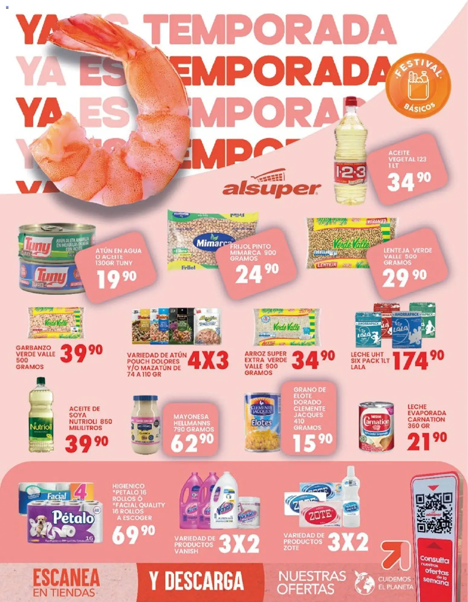 Nuevas ofertas de Alsuper válidas en toda la República Mexicana desde el 06.03.2026. ¡Encuentra las mejores ofertas en Alsuper folleto Chihuahua-Ciudad! | Página: 8 | Productos: Mayonesa, Atún, Leche, Hojuelas